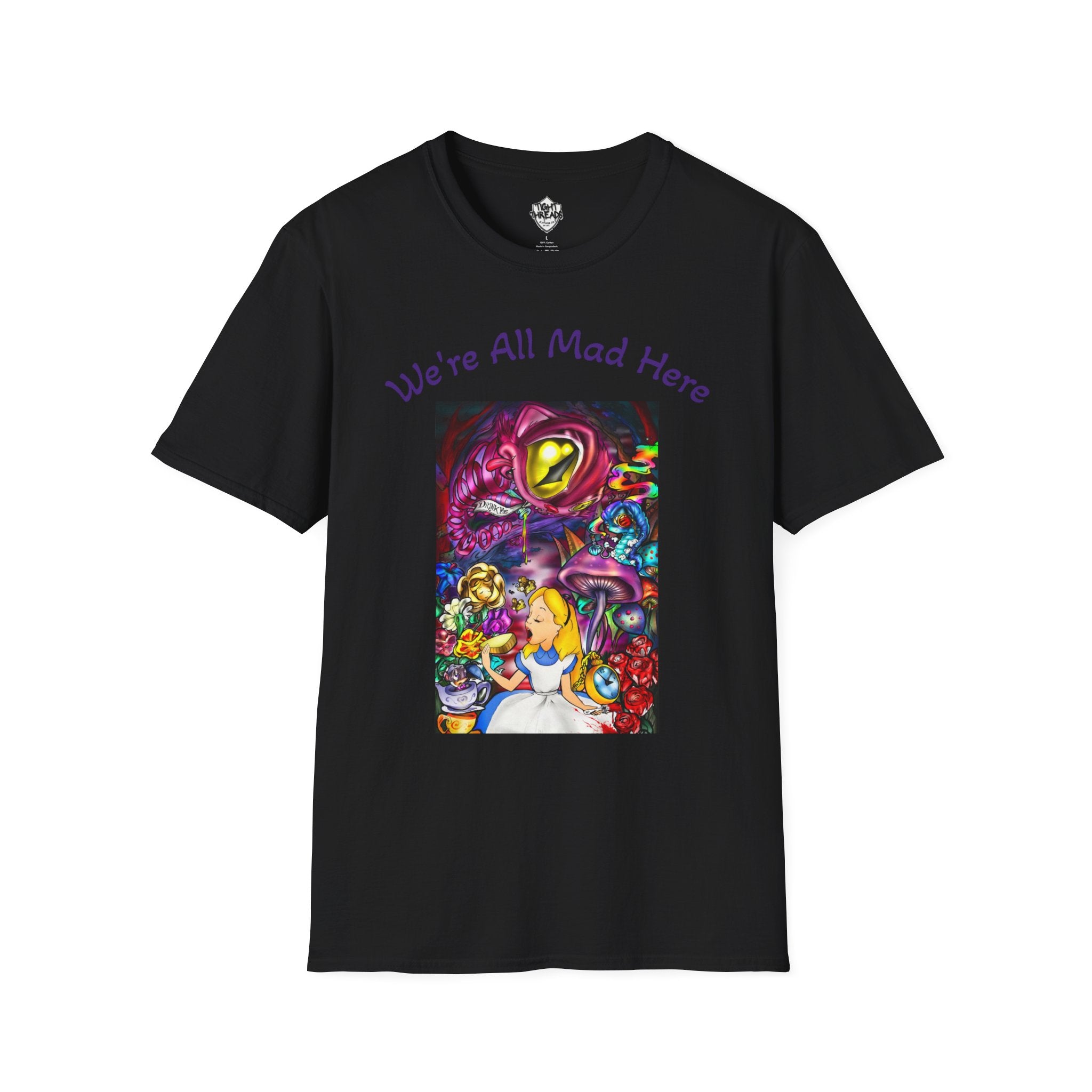 Alice in Wonderland T-Shirt, Funny Tee, Gifts for Book Lovers, Quirky Apparel