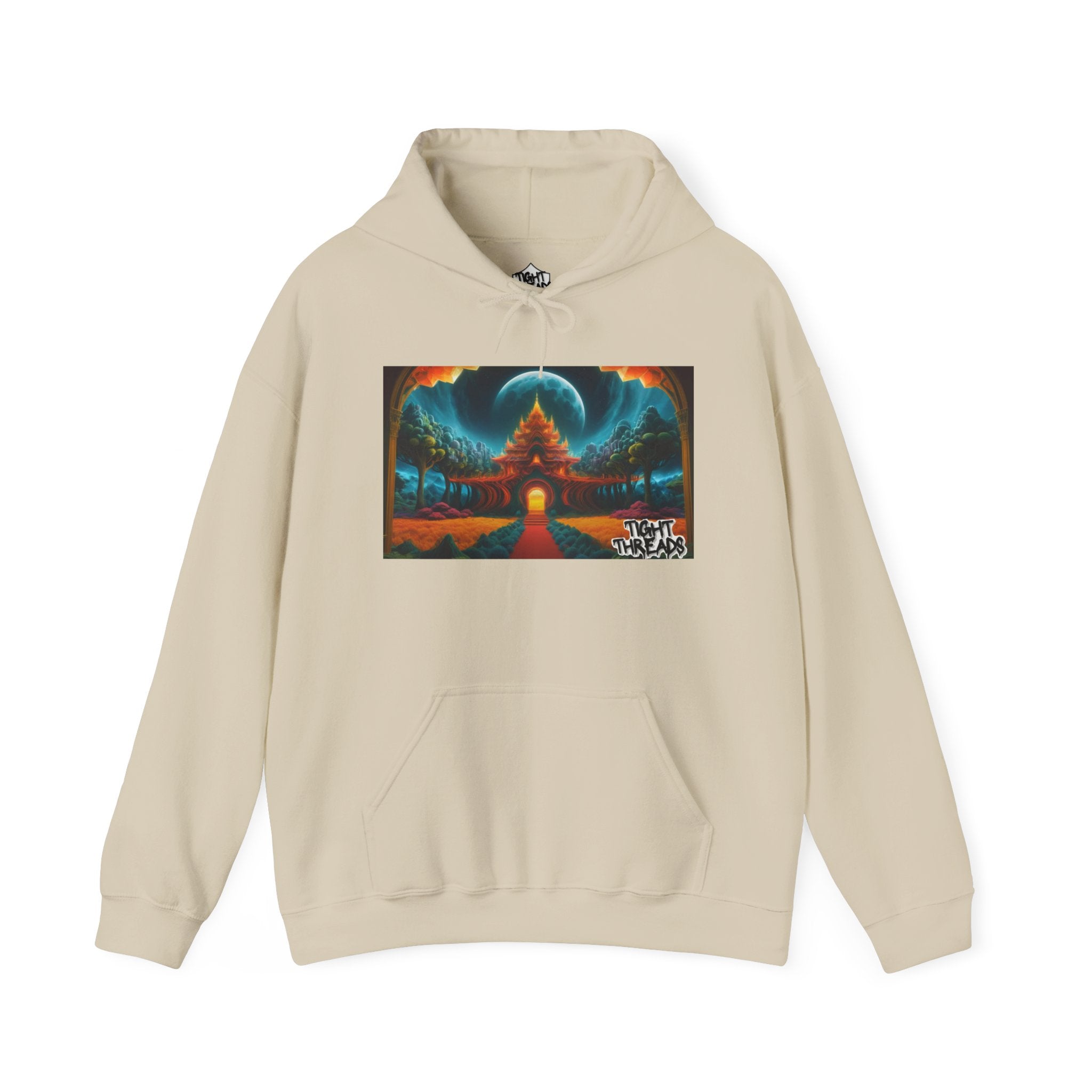 Vibrant Spiritual Art Hoodie, Cozy Sweatshirt for Meditation Lovers, Unisex Gift for Celebrations, Ideal for Chill Days, Unique Artwork
