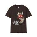 Oni Samurai Bushido Graphic Tee, Unisex Softstyle T-Shirt, Streetwear Style Urban Outfit