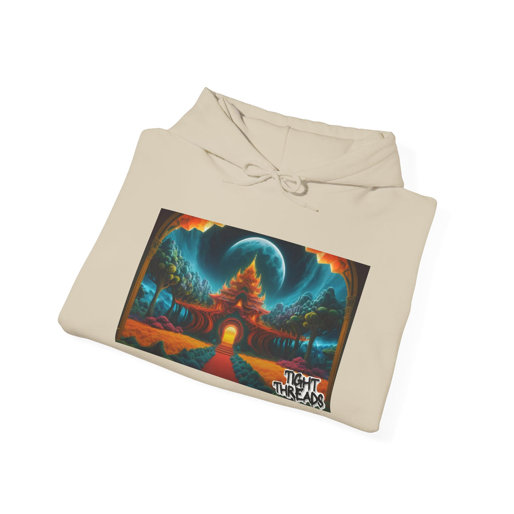 Vibrant Spiritual Art Hoodie, Cozy Sweatshirt for Meditation Lovers, Unisex Gift for Celebrations, Ideal for Chill Days, Unique Artwork