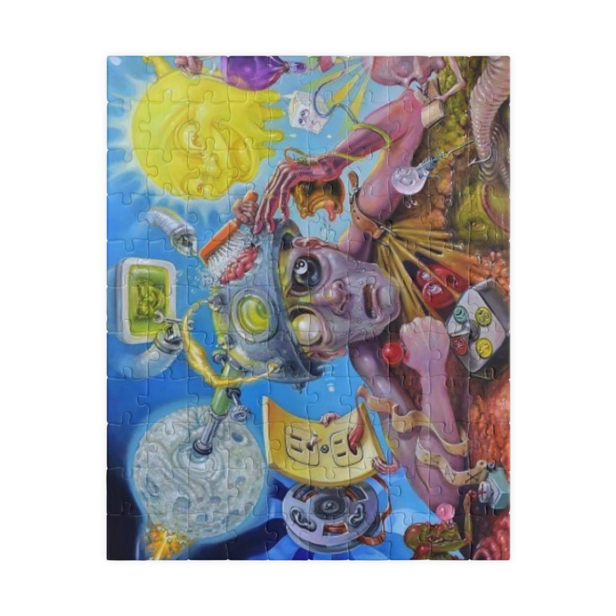 Surreal Cosmic Collage Puzzle 520-piece