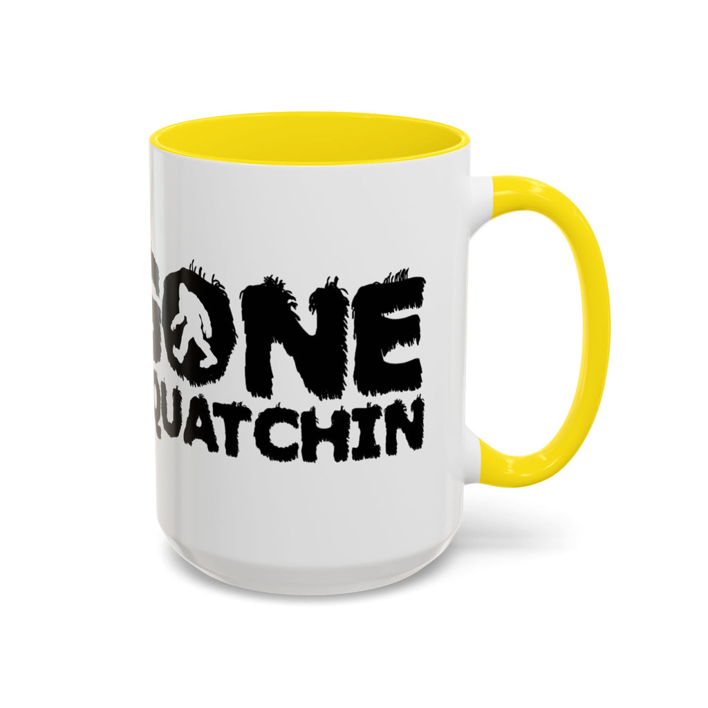 Gone Squatchin Bigfoot Coffee Mug | Accent 11oz 15oz