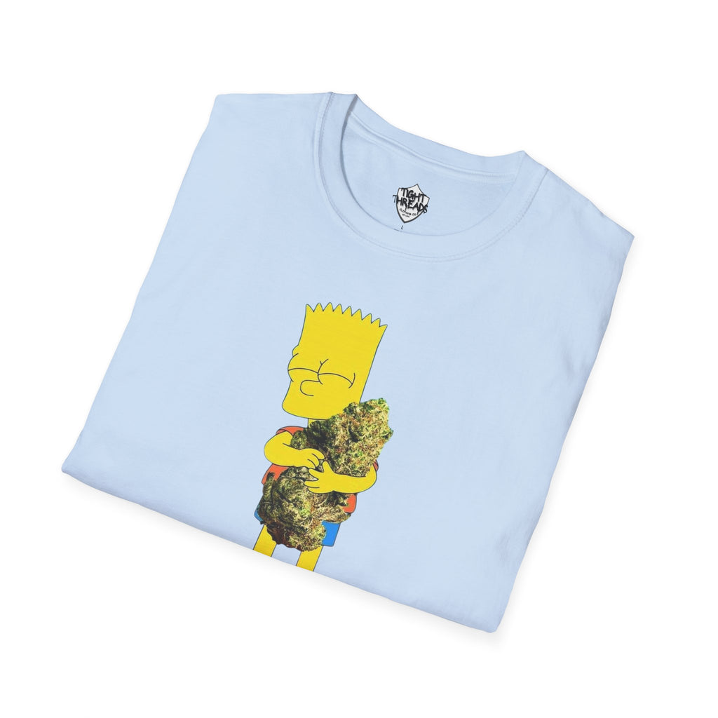 Bart Simpson and his Bud Graphic Tee, Casual Unisex T-Shirt for Everyday Wear, Perfect Gift for Fans, Outdoor Fun, Summer Style