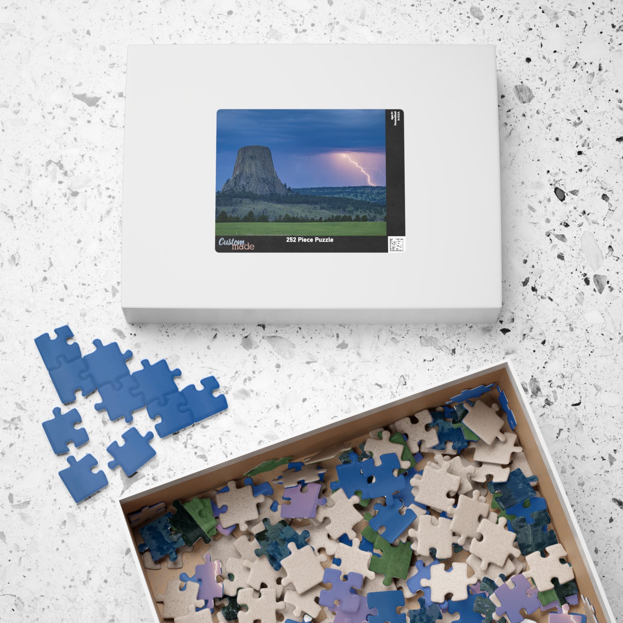 Devils Lightning Puzzle | Scenic Landscape Jigsaw 110, 252, 520, 1014 pcs