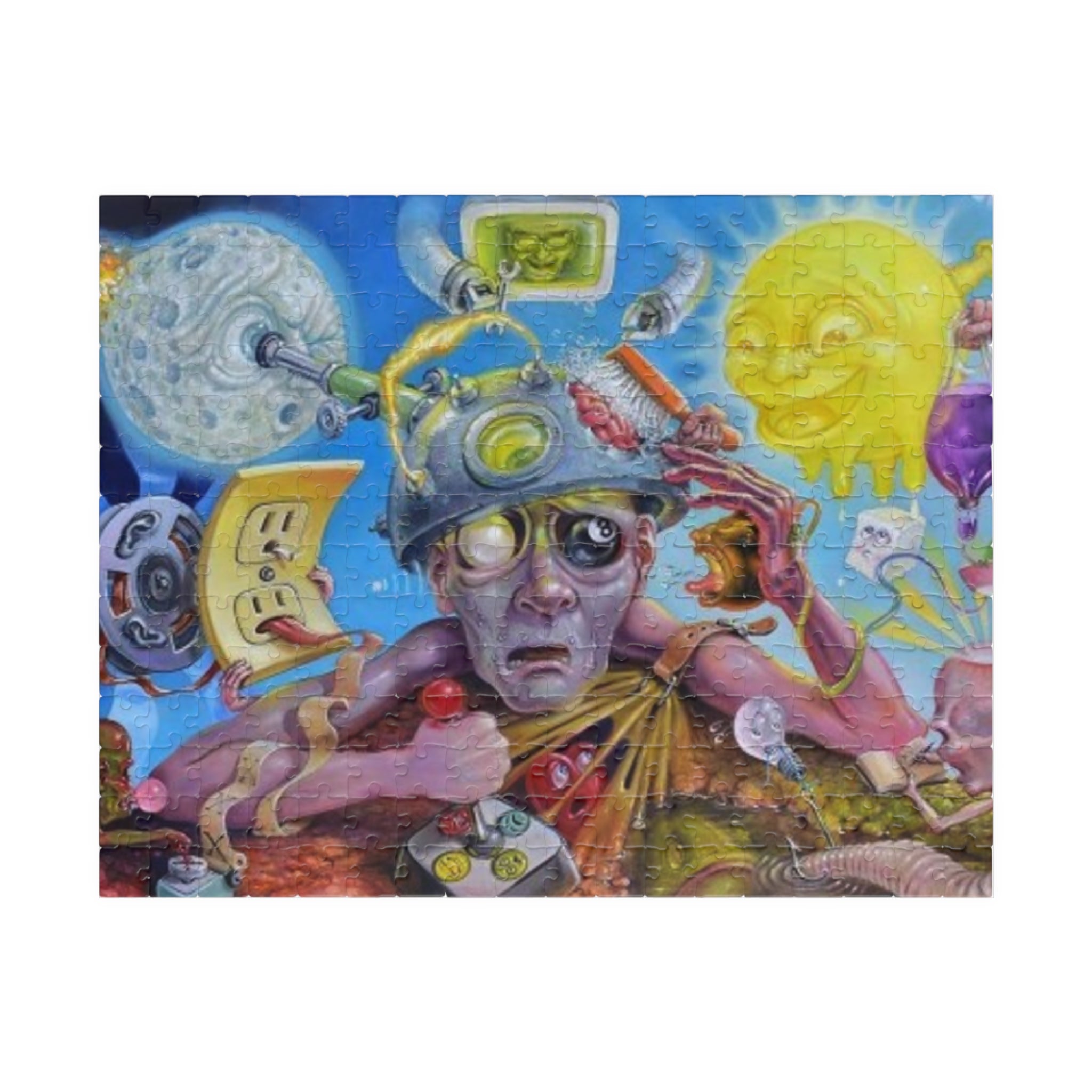 Surreal Cosmic Collage Puzzle 520-piece