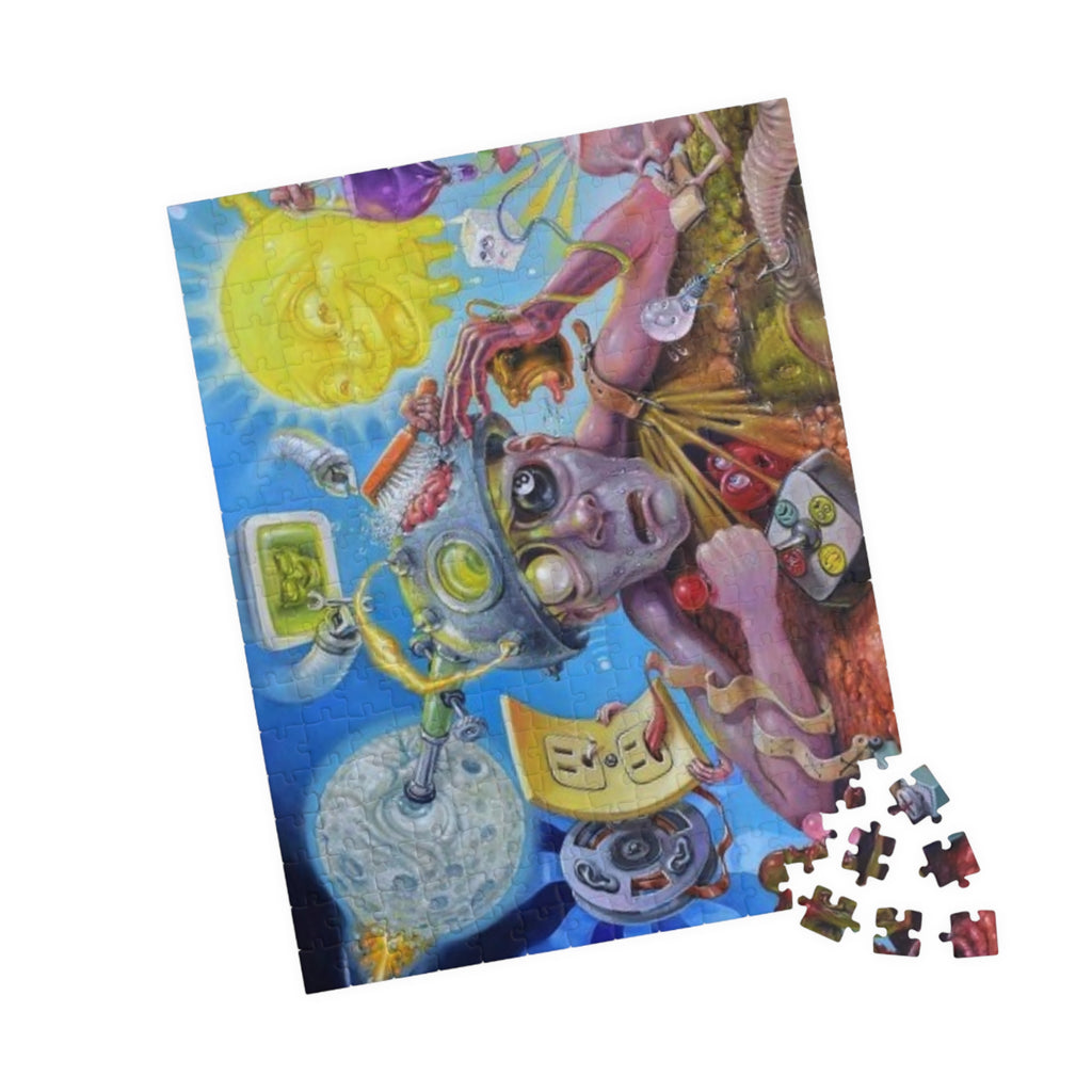 Surreal Cosmic Collage Puzzle 520-piece