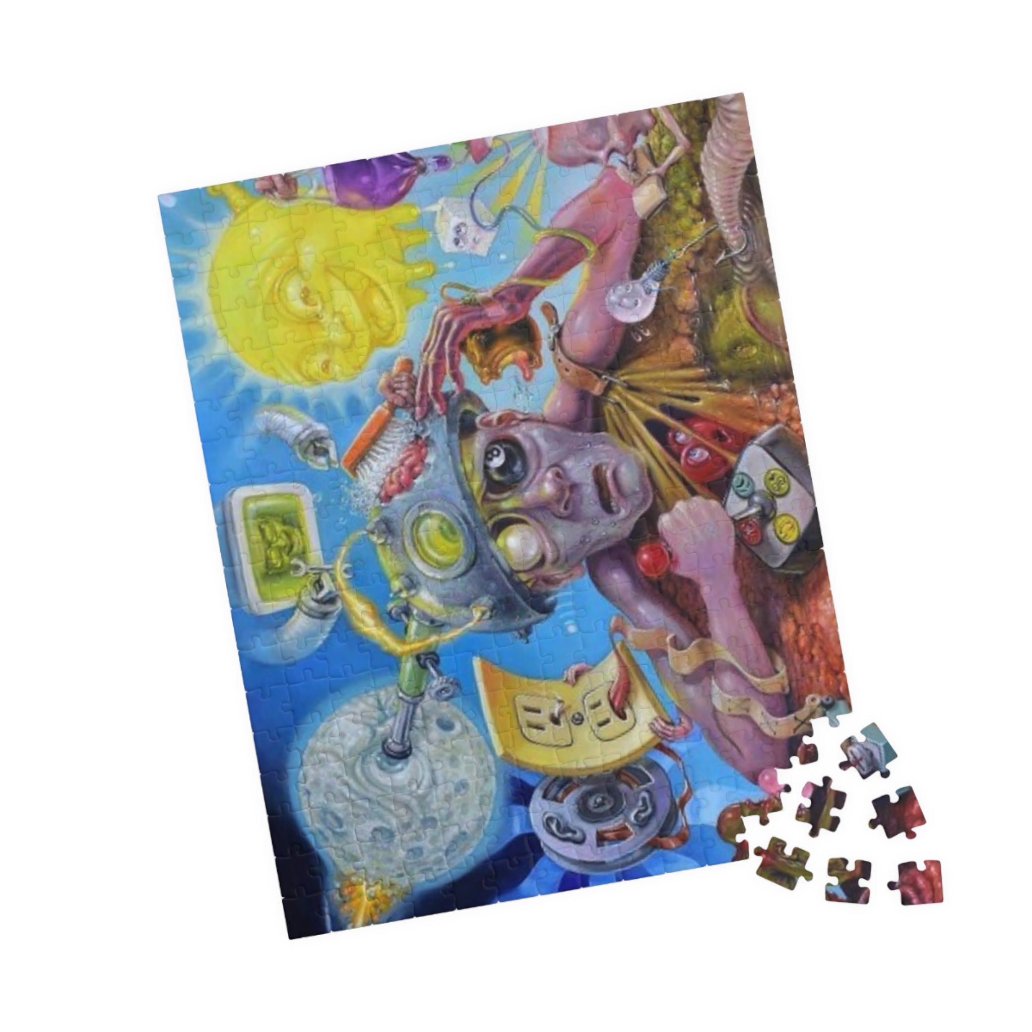 Surreal Cosmic Collage Puzzle 520-piece