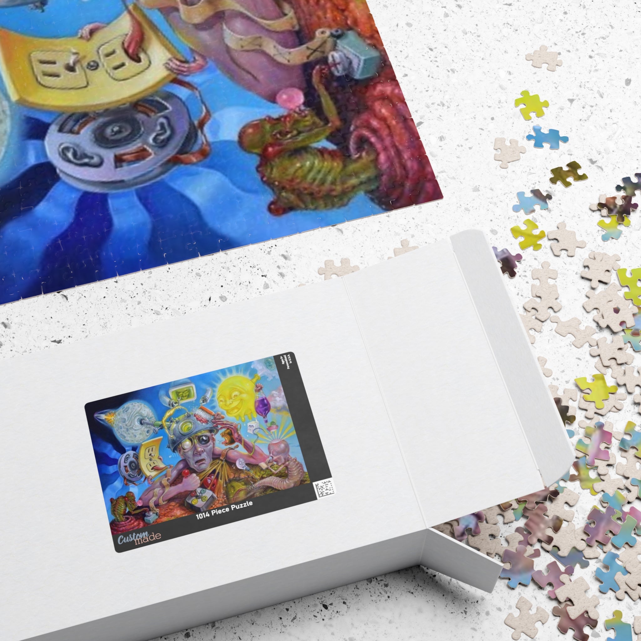 Surreal Cosmic Collage Puzzle 520-piece