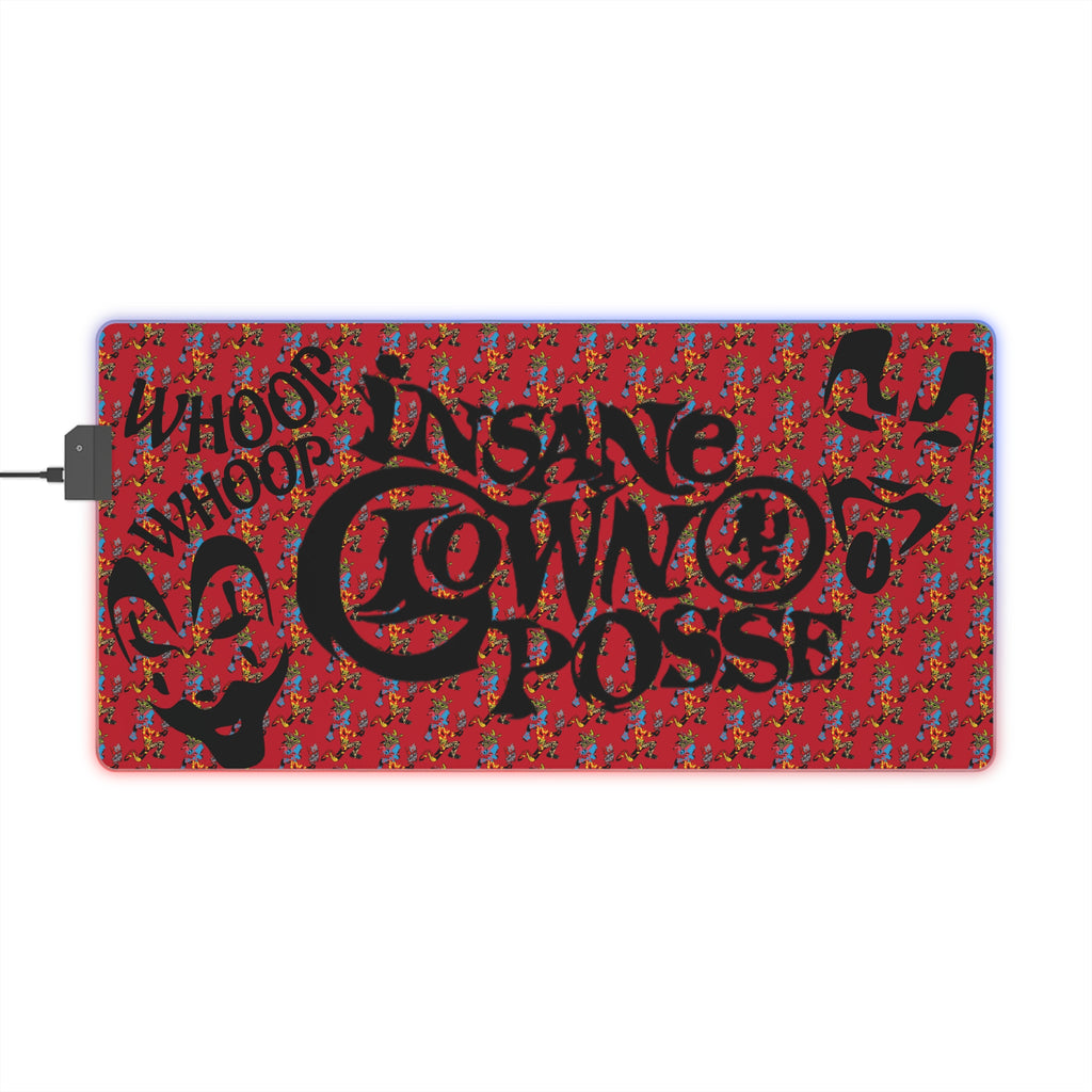 Insane Clown Posse Pattern LED Gaming Mouse Pad | MMFWCL4L Juggalo Whoop Whoop!!!