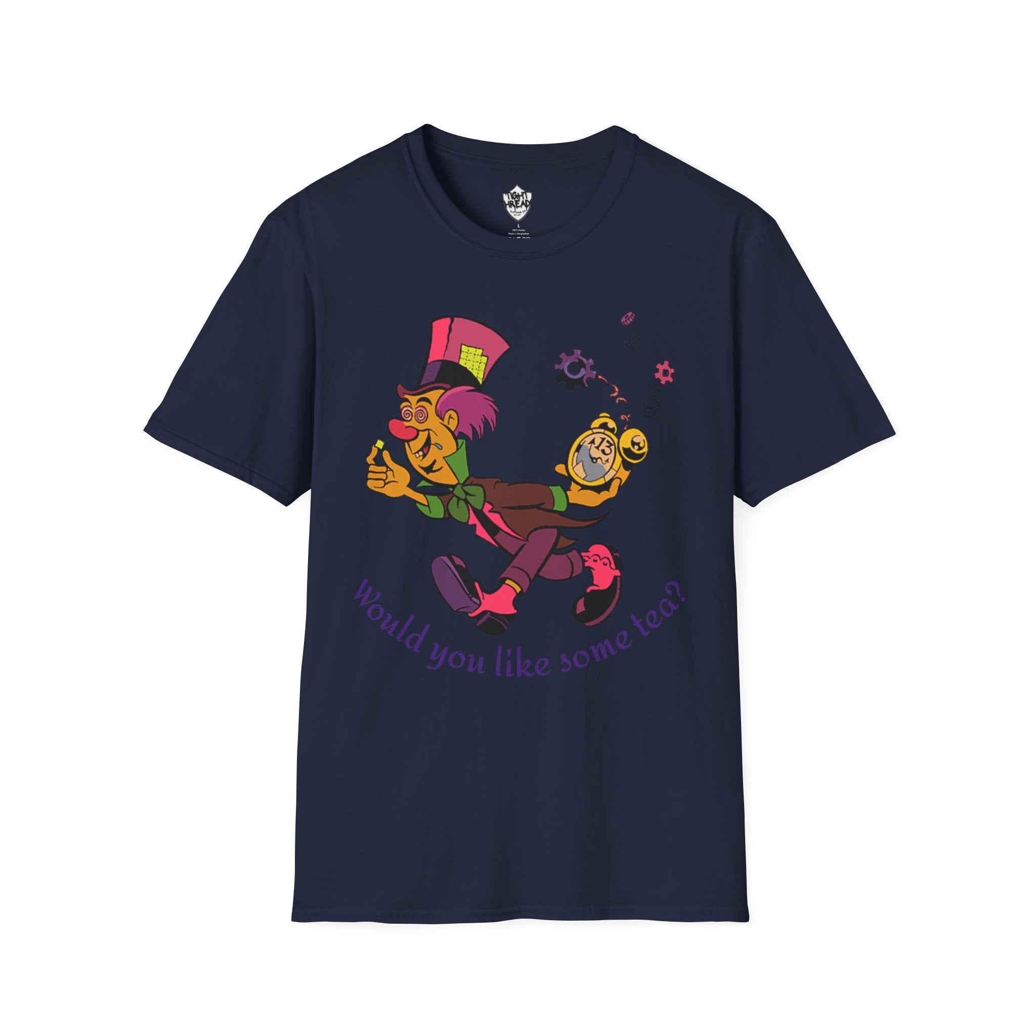 Mad Hatter Tea Party T-Shirt, Alice in Wonderland Shirt, Fun Unisex Tee, Playful Gift for Fans, Casual Wear