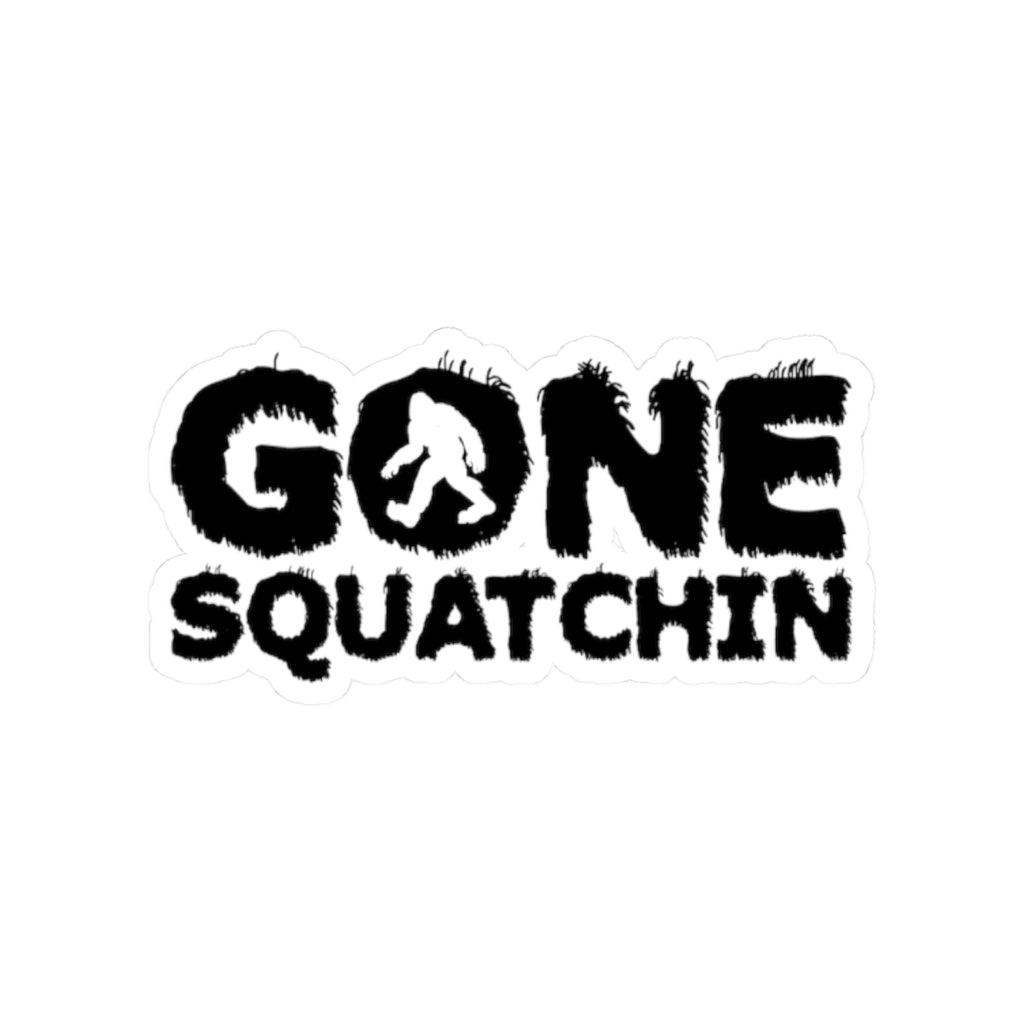Gone Squatchin Sasquatch Bigfoot Sticker | Kiss-Cut Sticker