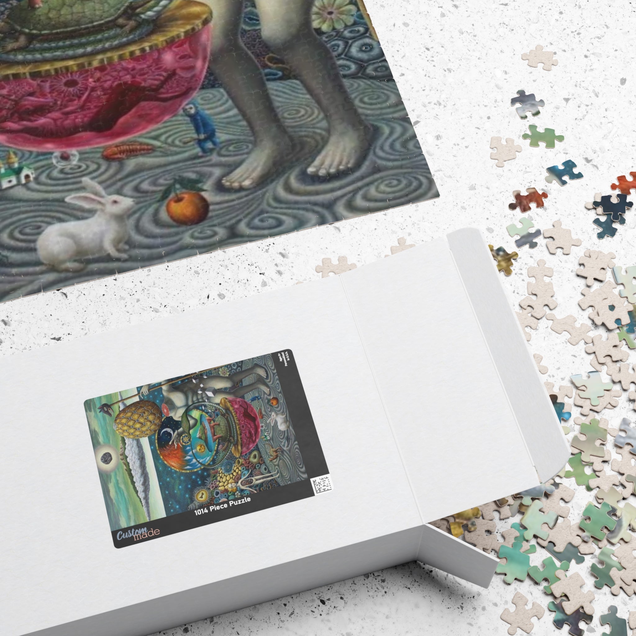 Surreal Pineapple-Headed Figure Puzzle | 110-1014 Piece Art Jigsaw