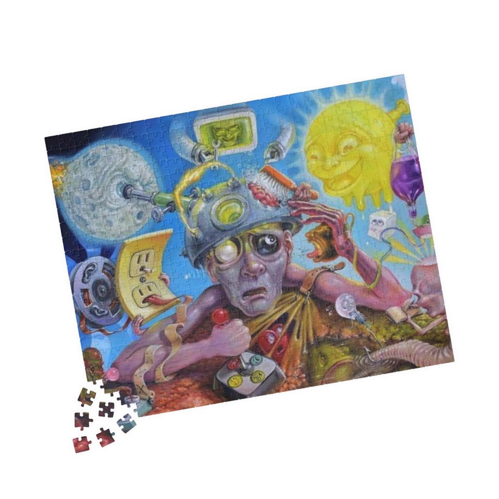 Surreal Cosmic Collage Puzzle 520-piece