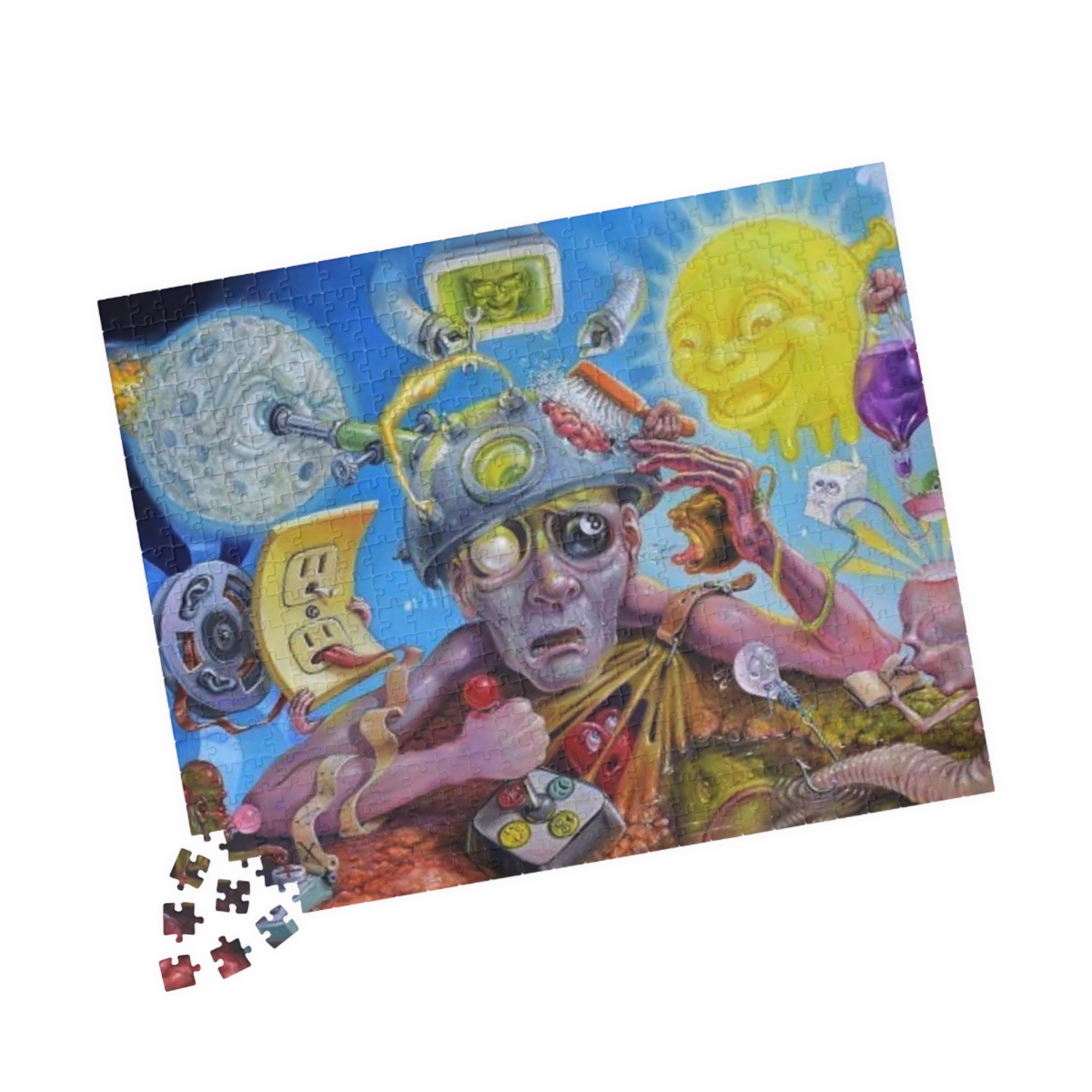 Surreal Cosmic Collage Puzzle 520-piece