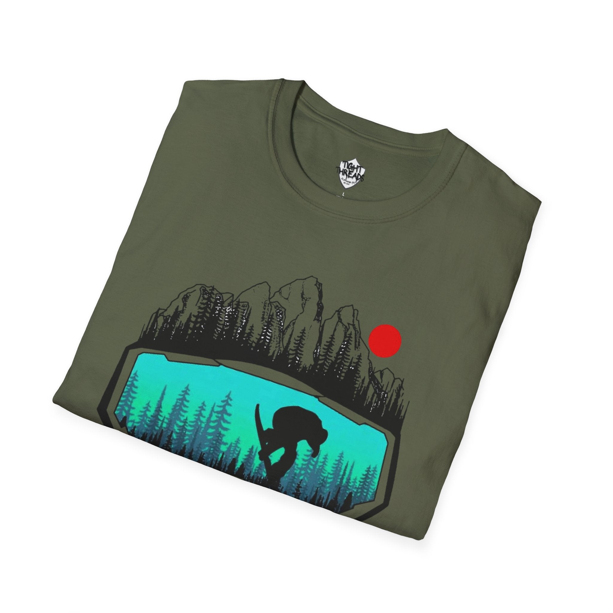 Snowboard Skull T-Shirt - Cool Adventure Graphic Tee for Outdoor Enthusiasts, Summer Festivals, Gift for Him/Her, Casual Wear, Nature tee