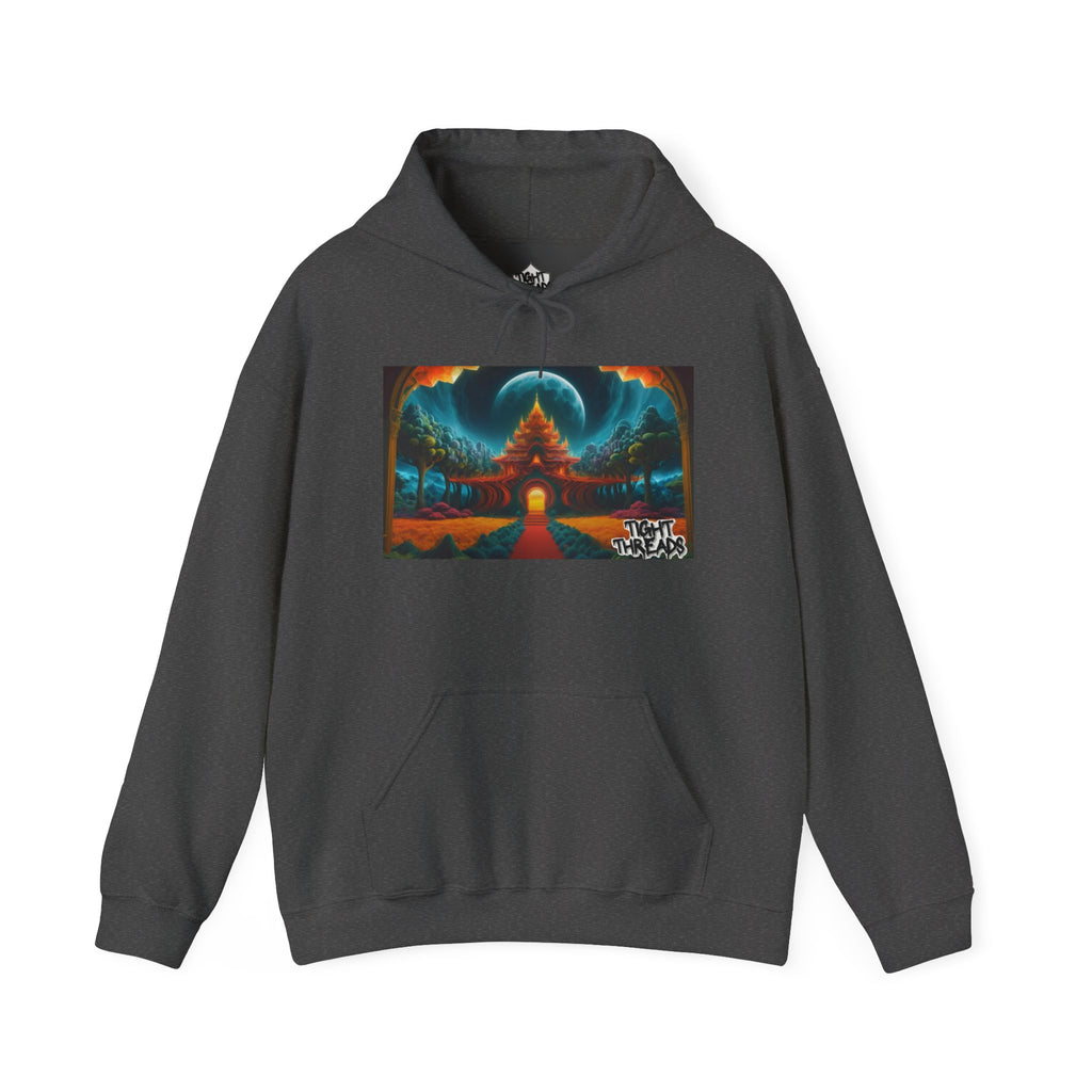 Vibrant Spiritual Art Hoodie, Cozy Sweatshirt for Meditation Lovers, Unisex Gift for Celebrations, Ideal for Chill Days, Unique Artwork
