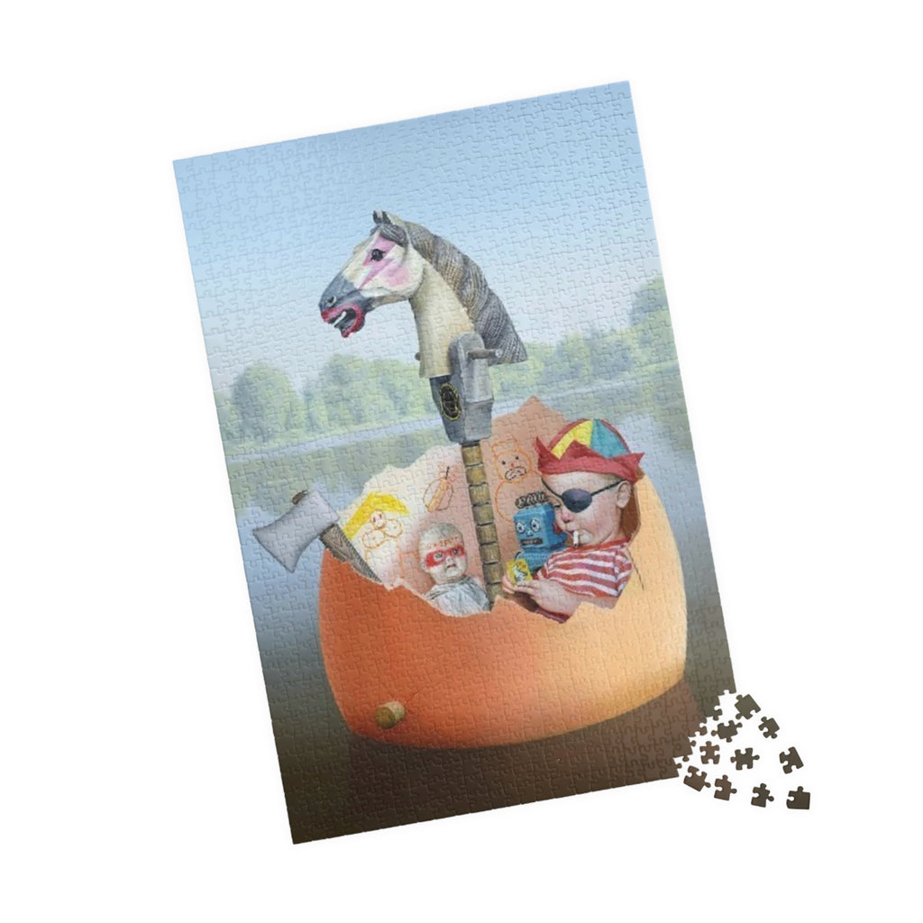 Little Adult in Egg puzzle | 520 or 1014 pc jigsaw
