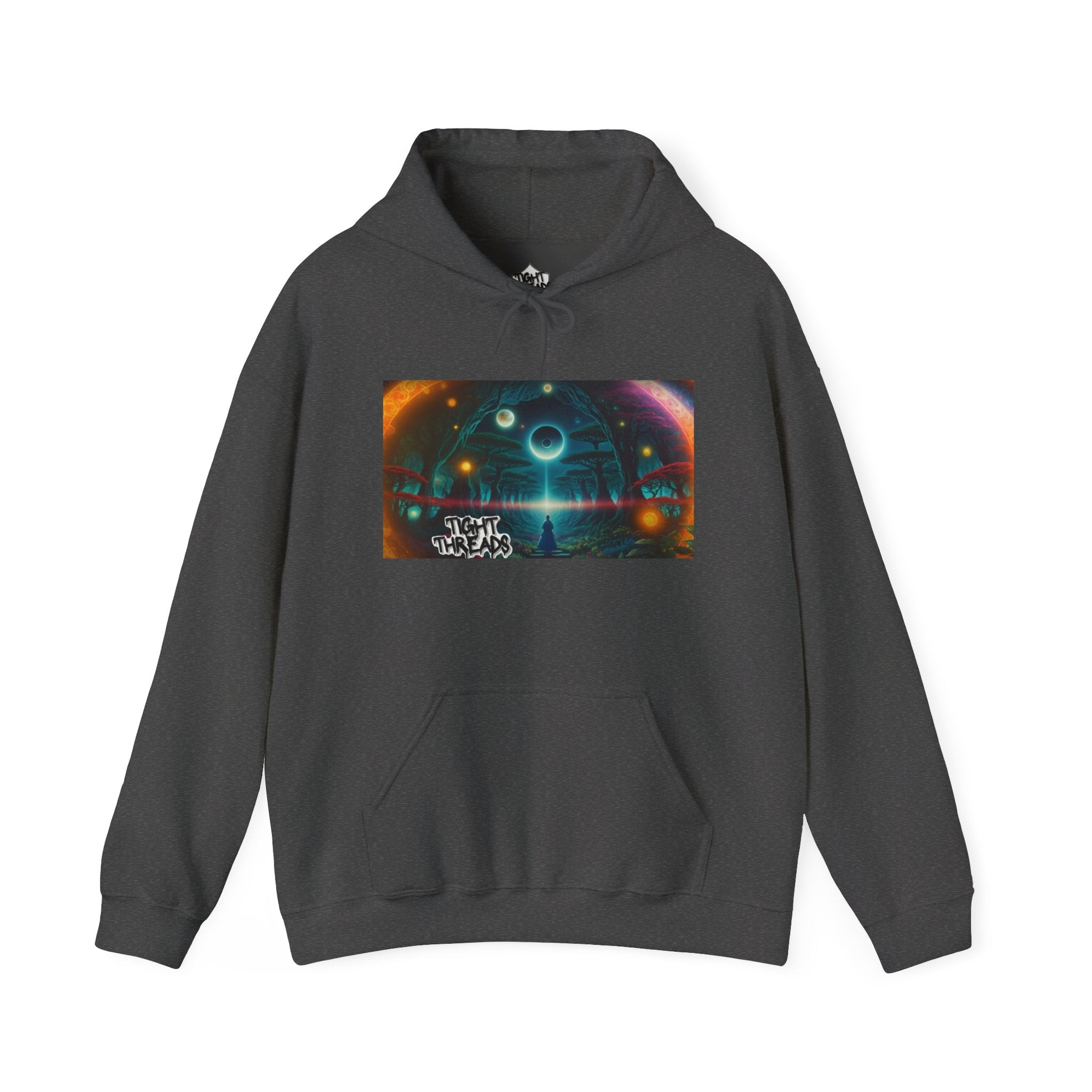 Galactic Dream Unisex Hooded Sweatshirt, Cosmic Art Hoodie, Stylish Casual Wear, Perfect for Sci-Fi Fans, Gift for Stargazers