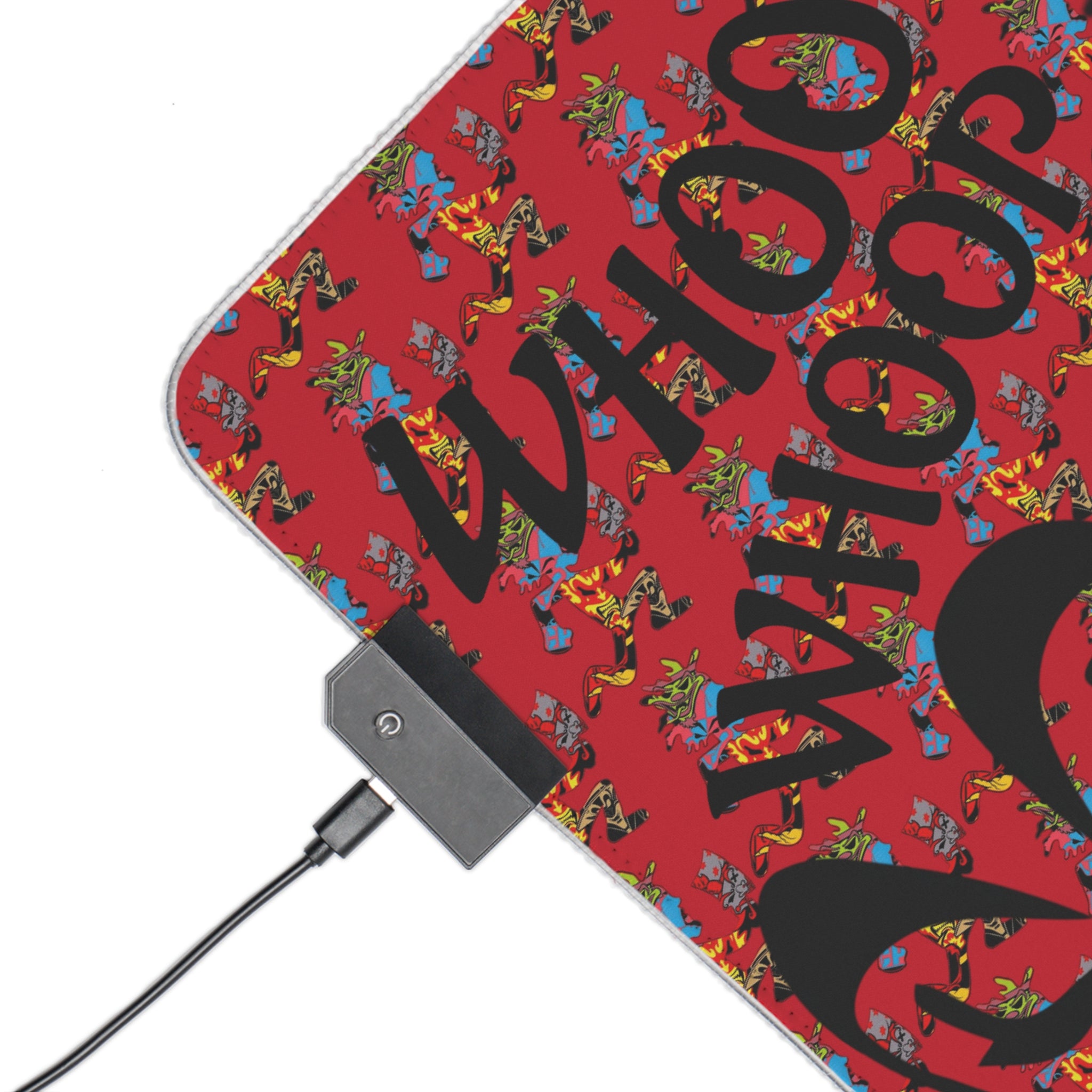 Insane Clown Posse Pattern LED Gaming Mouse Pad | MMFWCL4L Juggalo Whoop Whoop!!!