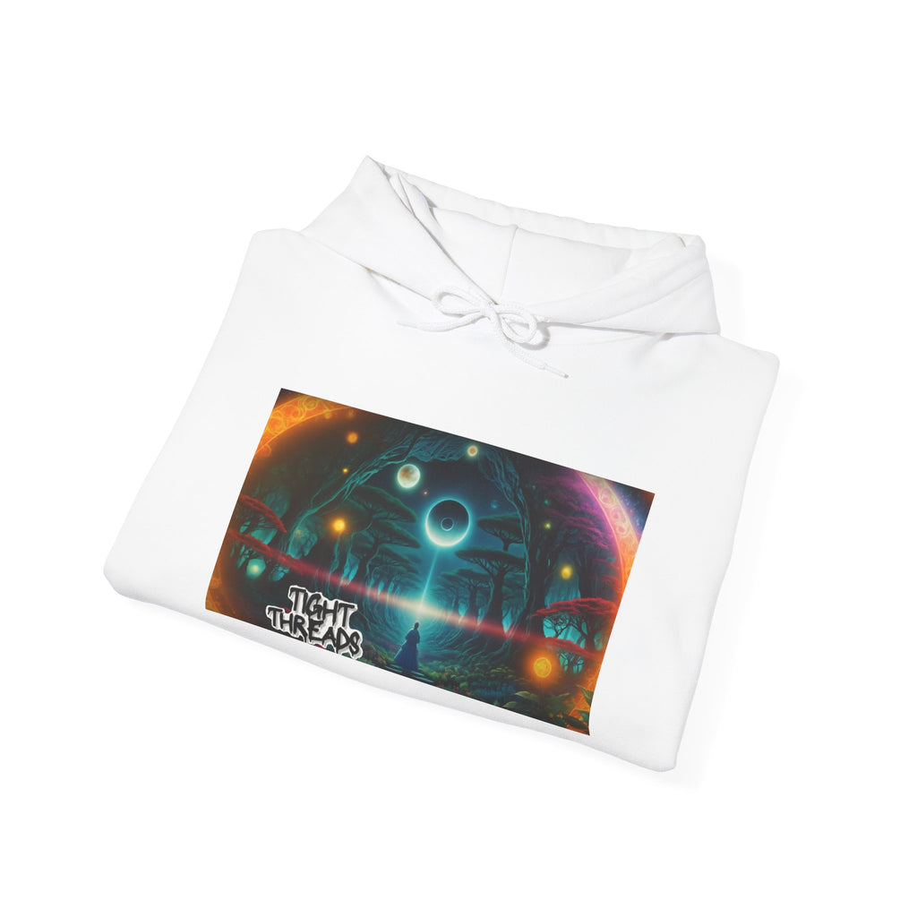 Galactic Dream Unisex Hooded Sweatshirt, Cosmic Art Hoodie, Stylish Casual Wear, Perfect for Sci-Fi Fans, Gift for Stargazers