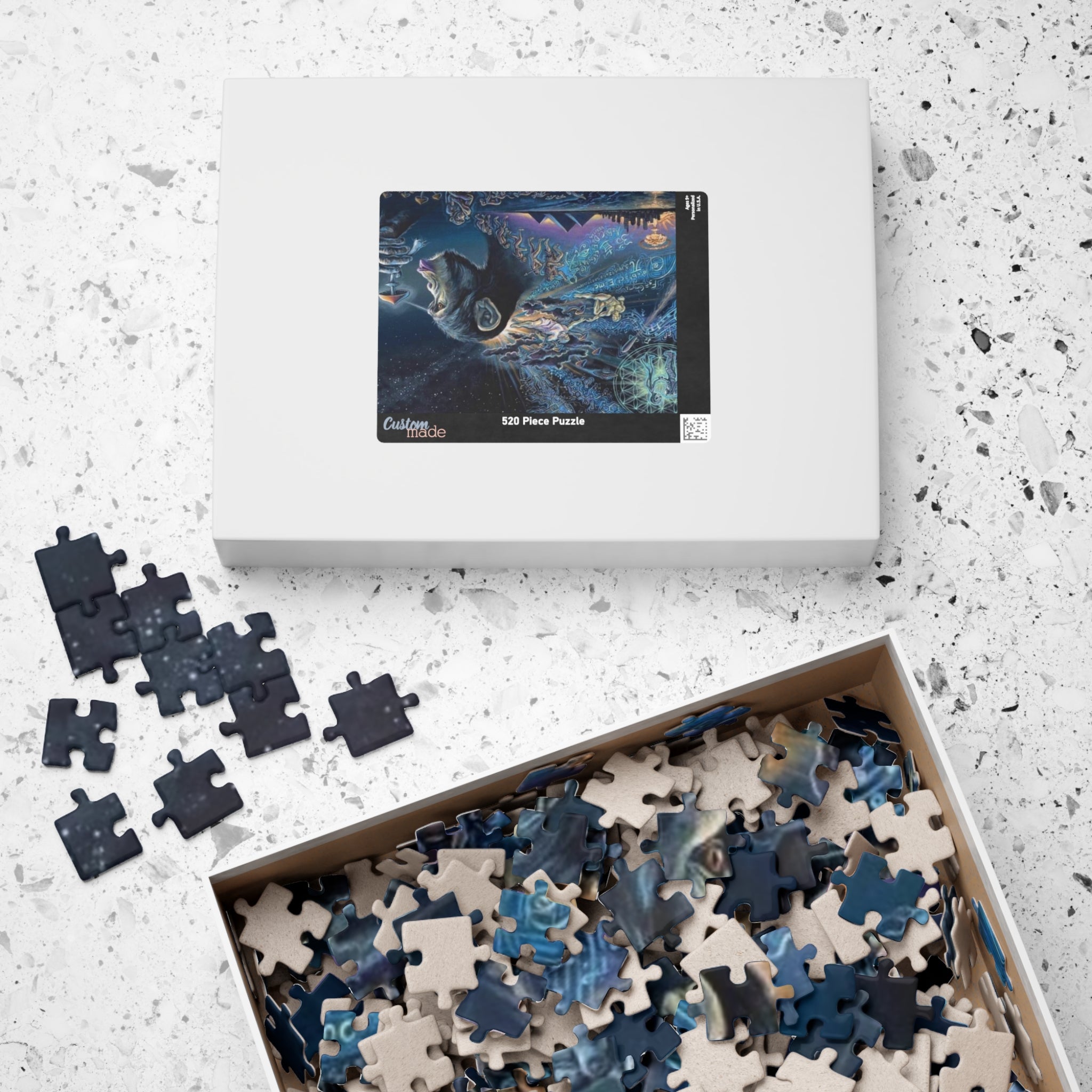 Surreal Chimp with Cocktail Puzzle | 520-1014 Piece Jigsaw