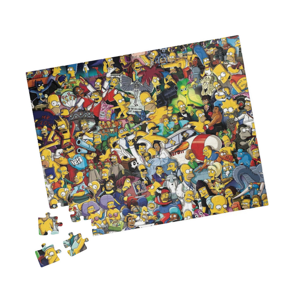 Simpsons Characters Collage Puzzle