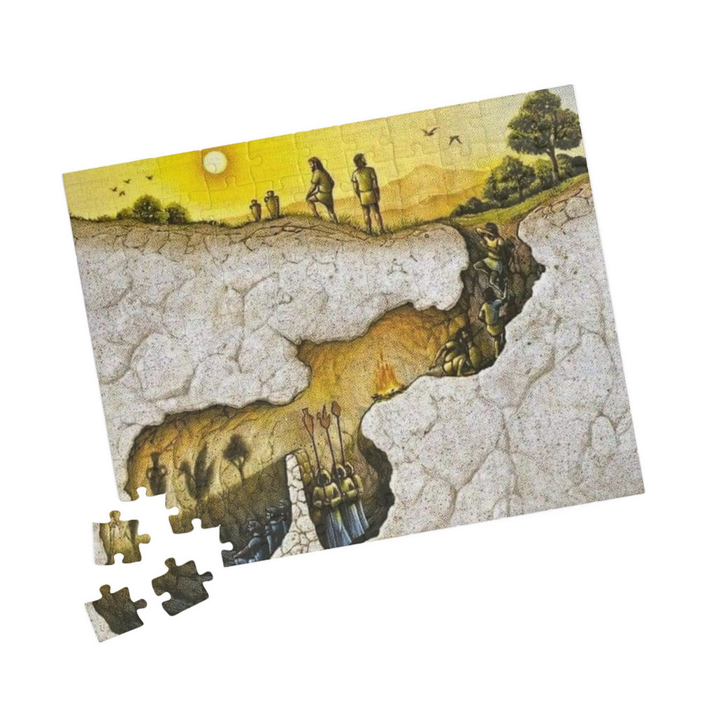 Plato's Cave Allegory Puzzle 252-piece Puzzle | Artistic Landscape Jigsaw