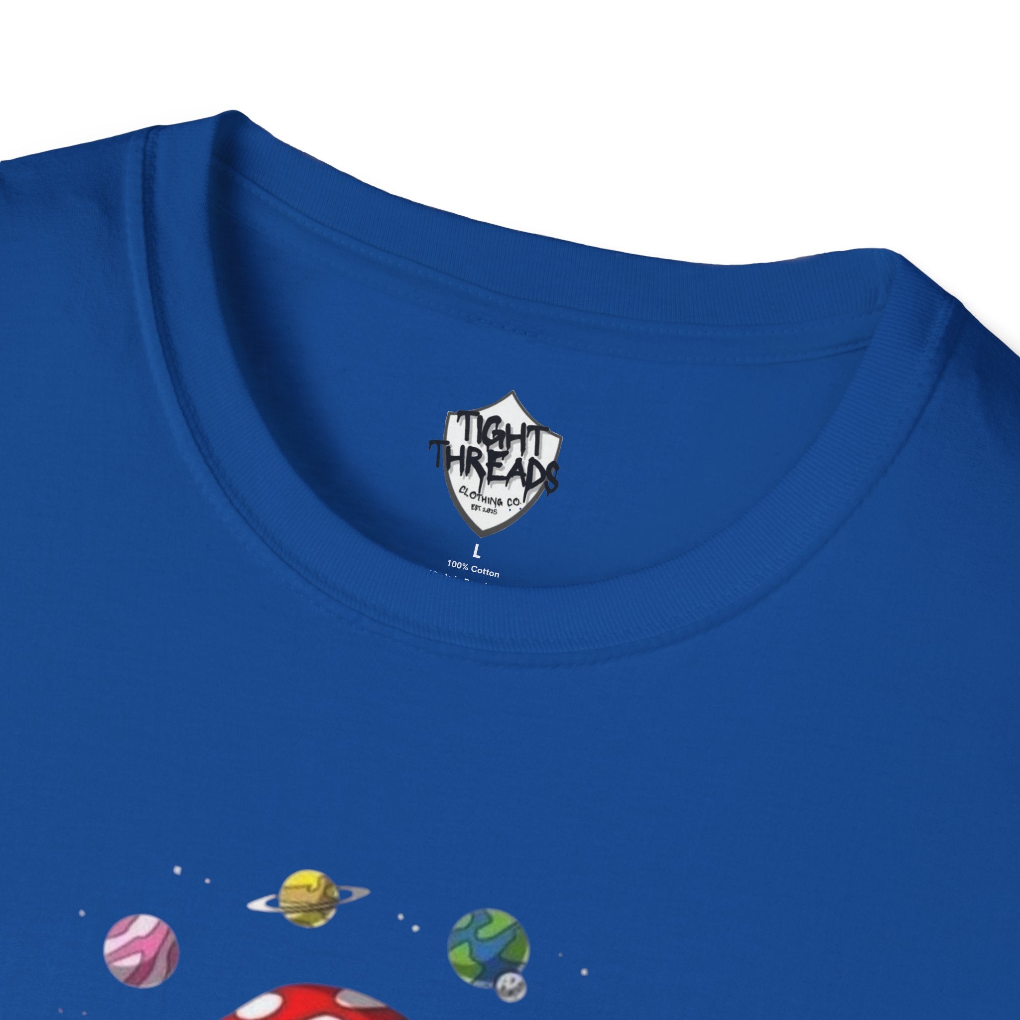 Mushroom Meditation Tee | Unisex Softstyle T-Shirt, Trendy Graphic Tee, Casual Wear, Nature Lover Gift, Relaxation Shirt, Festival Apparel