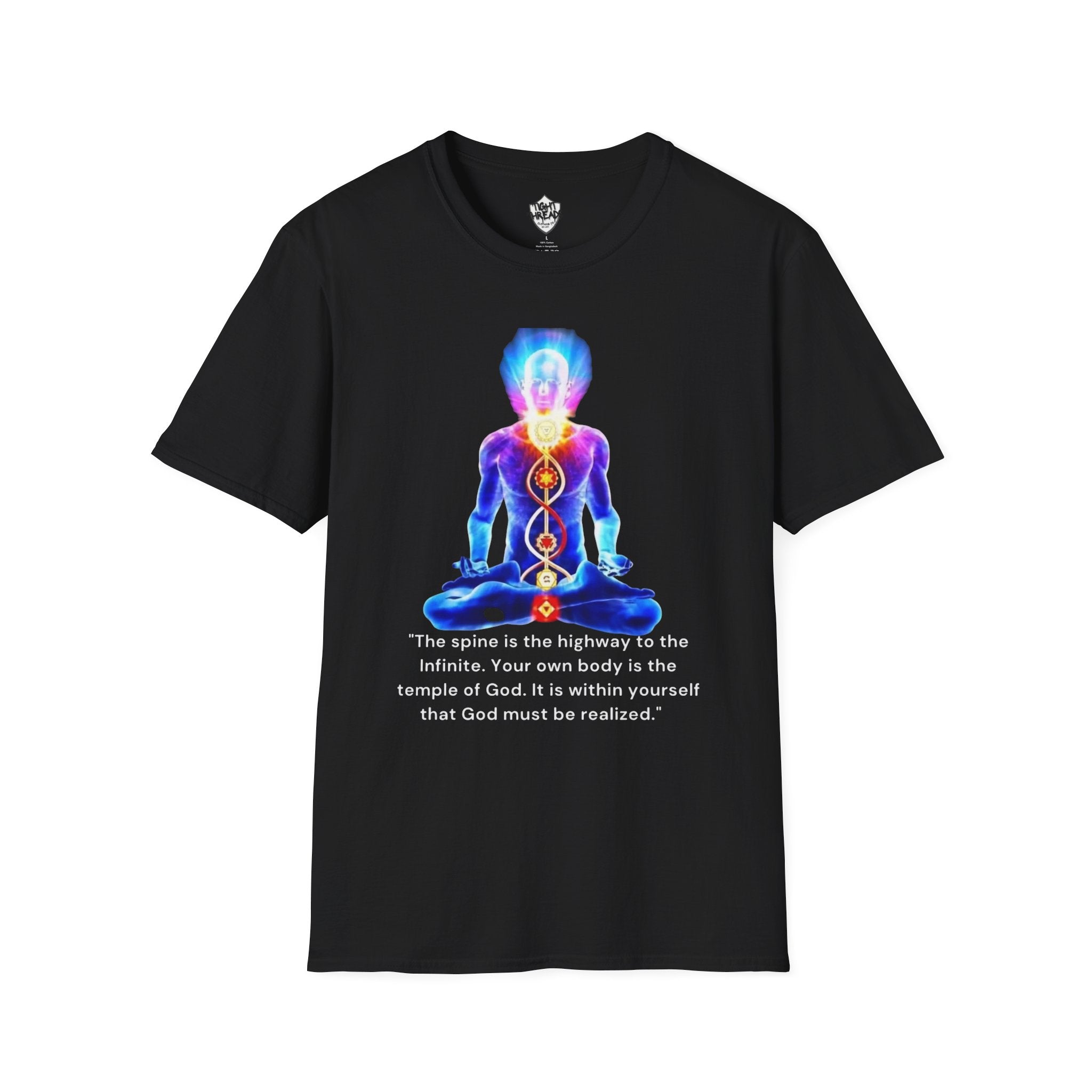Meditation Inspired Unisex T-Shirt, Spiritual Apparel, Mindfulness Gift, Yoga Wear, Chakra Healing Top