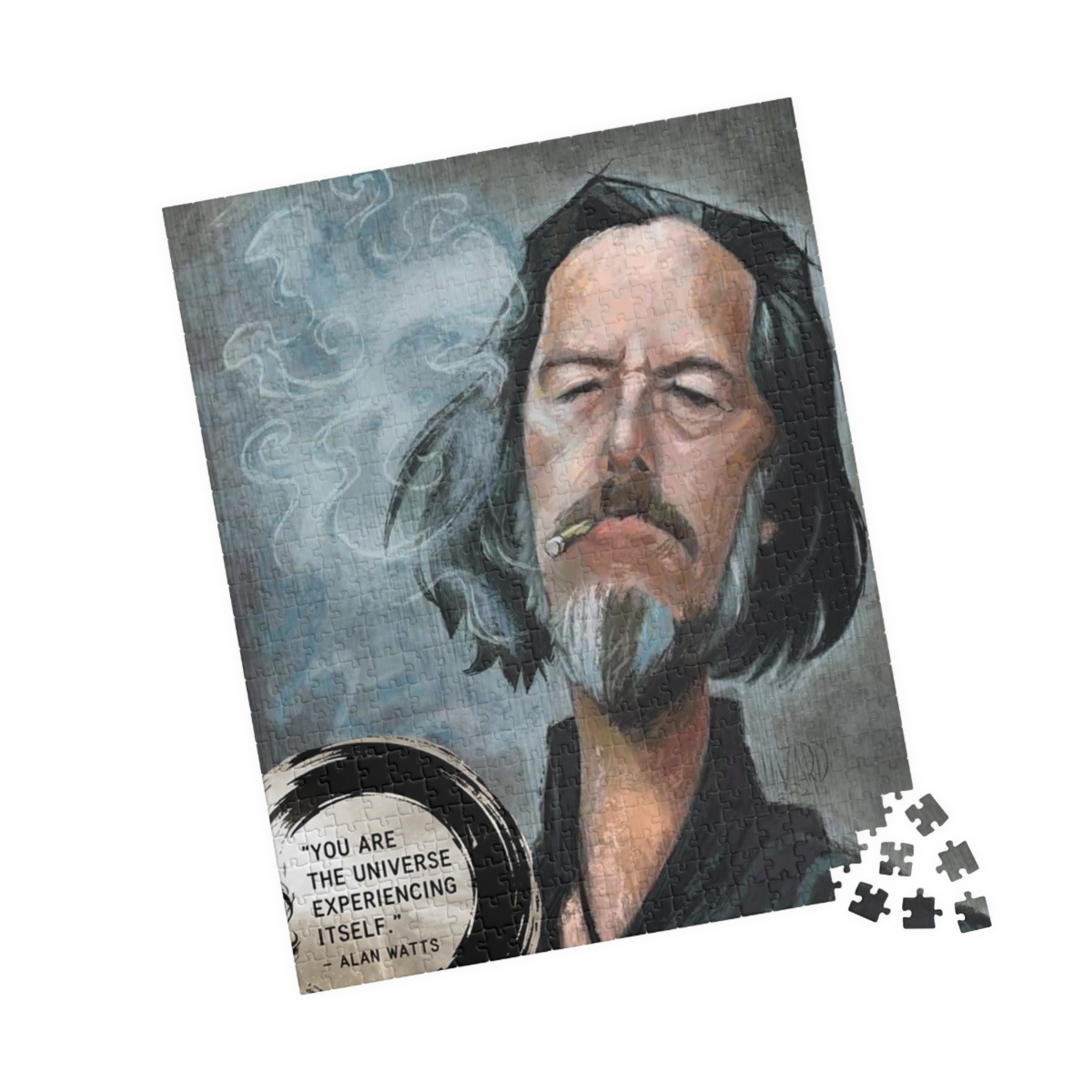 Alan Watts Smoking Doob Puzzle | You Are the Universe Philosophy Jigsaw