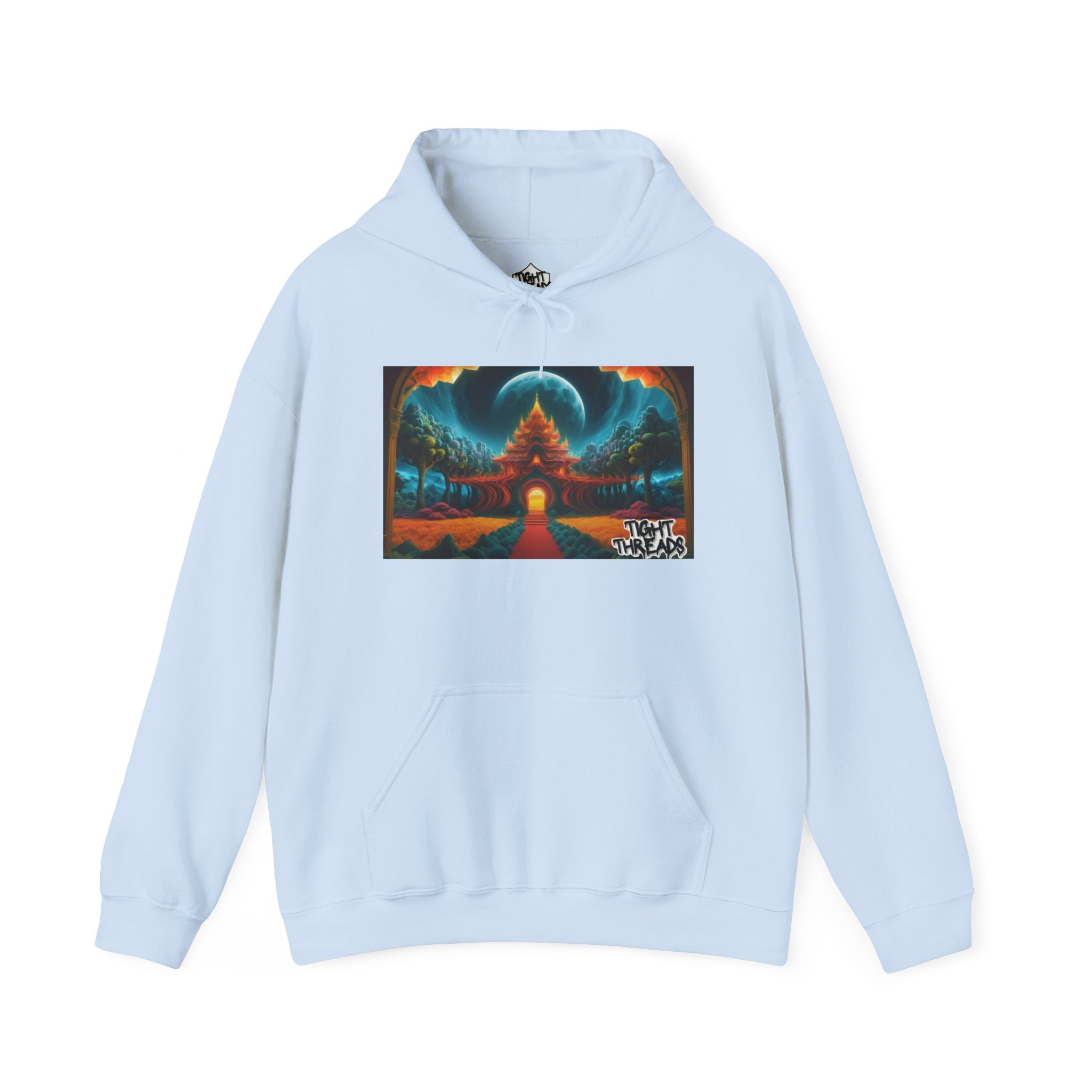 Vibrant Spiritual Art Hoodie, Cozy Sweatshirt for Meditation Lovers, Unisex Gift for Celebrations, Ideal for Chill Days, Unique Artwork