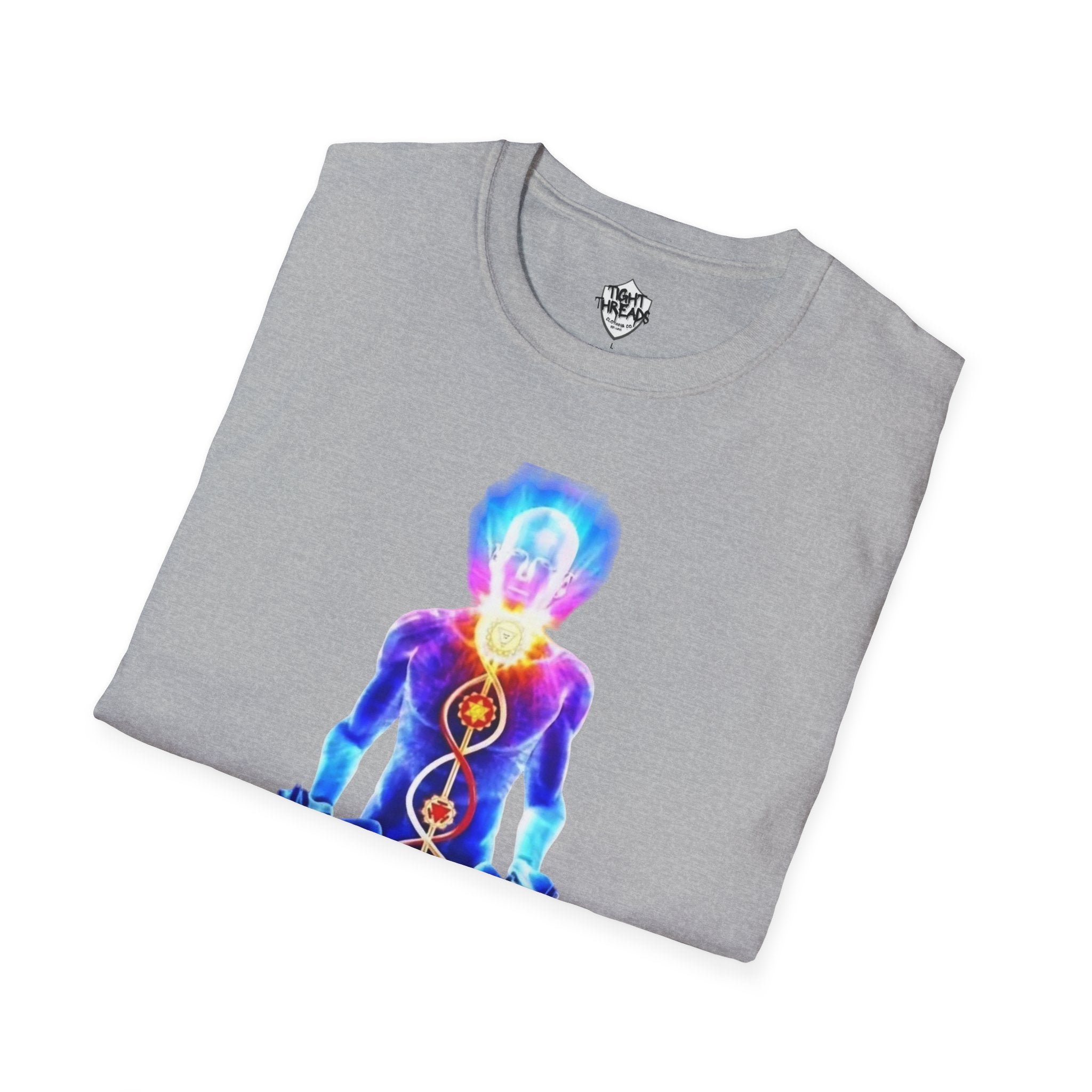 Meditation Inspired Unisex T-Shirt, Spiritual Apparel, Mindfulness Gift, Yoga Wear, Chakra Healing Top