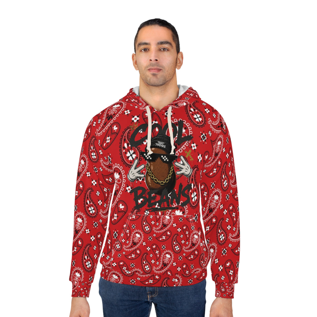 Cool Beans Red Bandana Hoodie