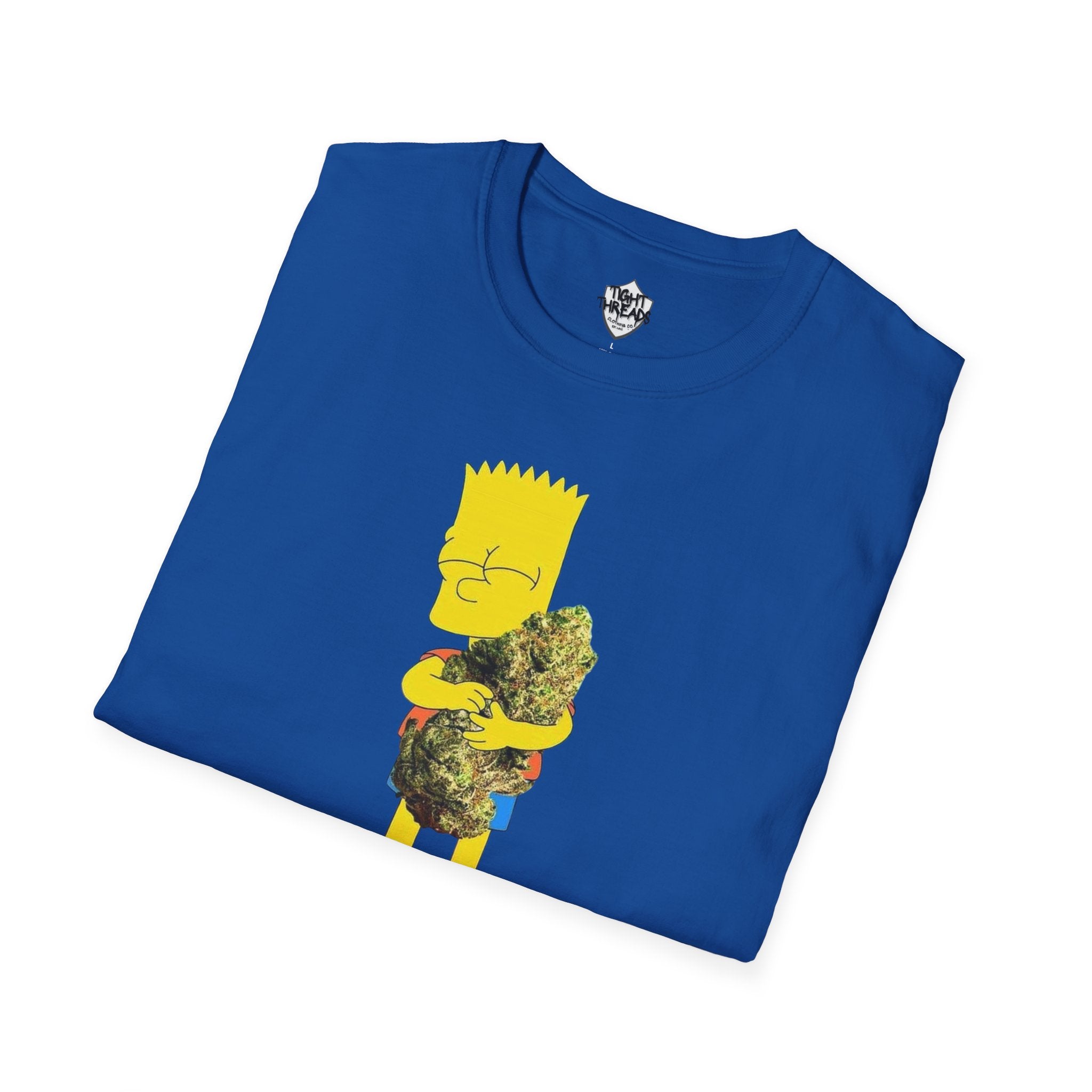Bart Simpson and his Bud Graphic Tee, Casual Unisex T-Shirt for Everyday Wear, Perfect Gift for Fans, Outdoor Fun, Summer Style