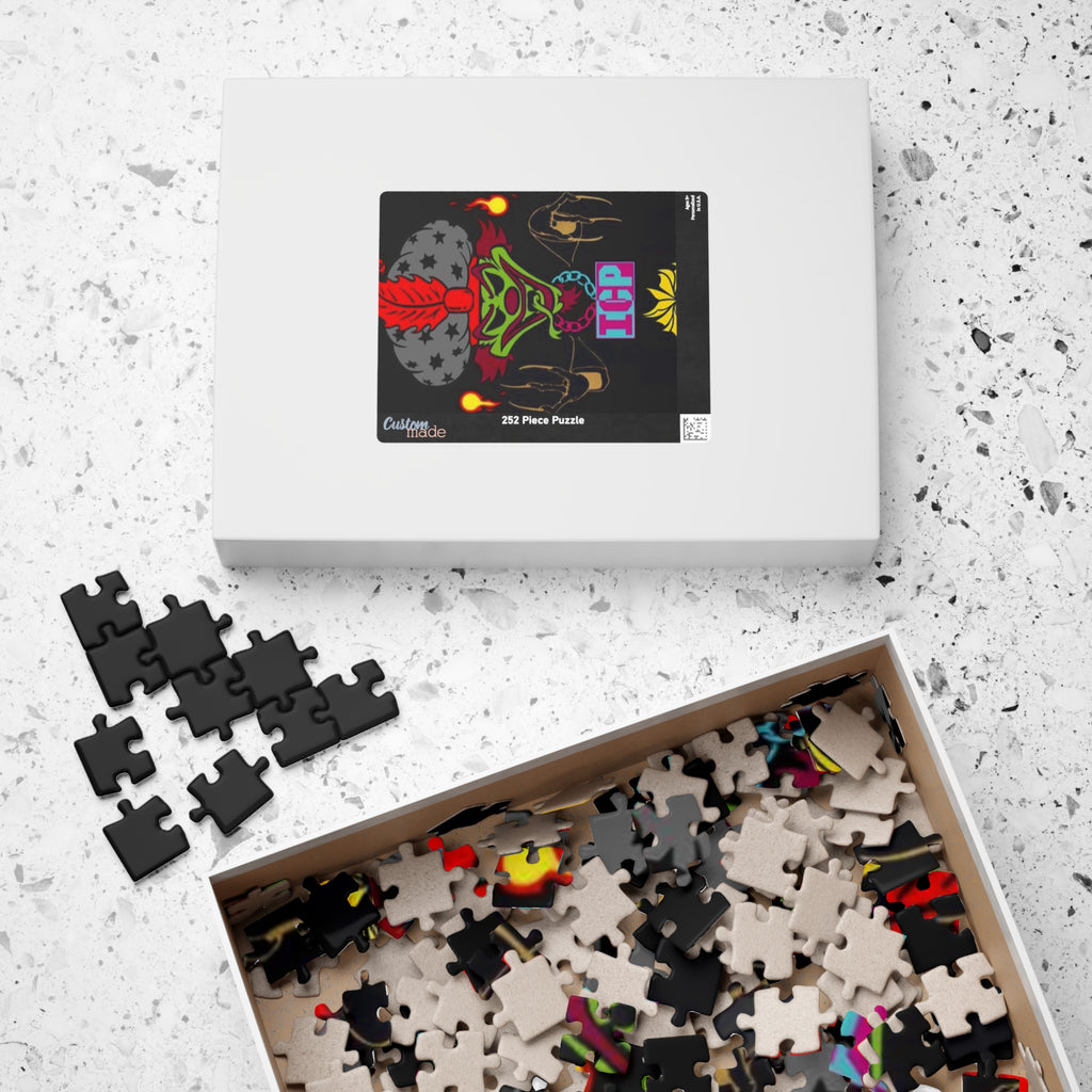 OG 6 Joker Card Merge ICP Juggalo Puzzle | 520-Piece Colorful Horror Jigsaw