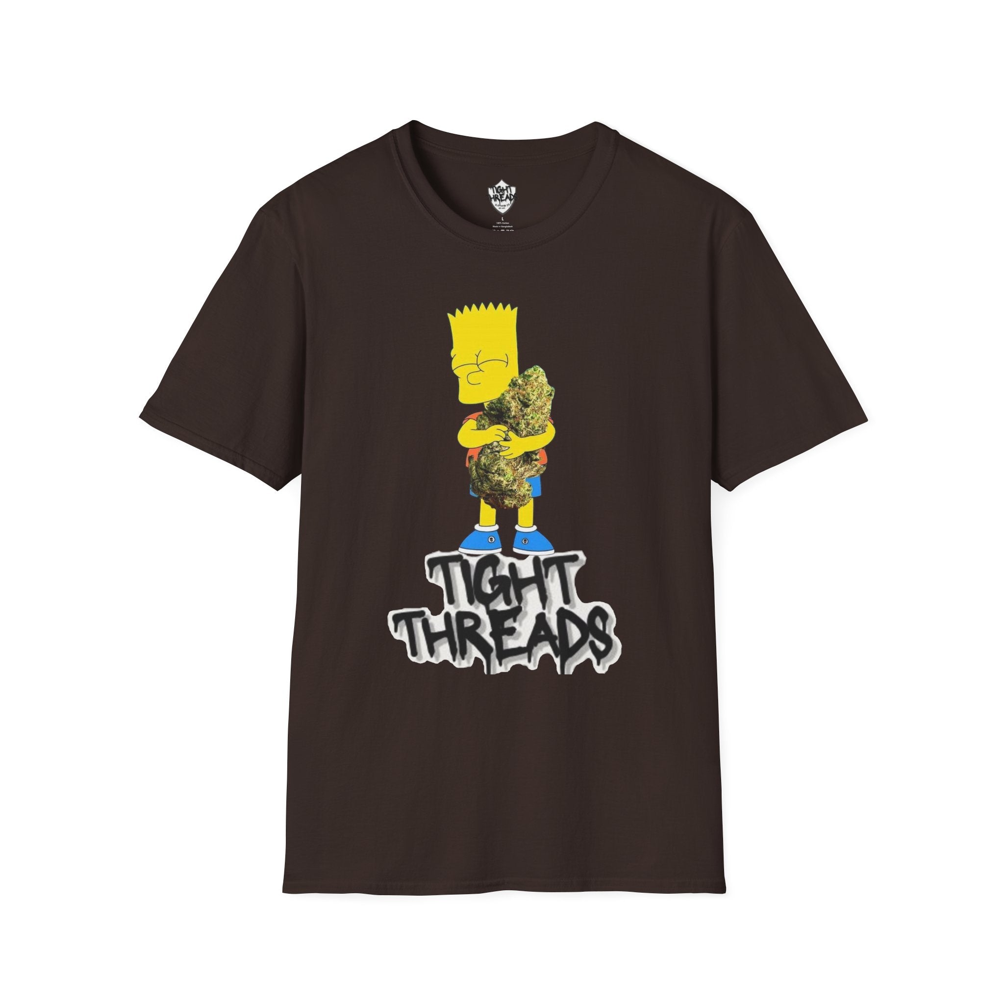 Bart Simpson and his Bud Graphic Tee, Casual Unisex T-Shirt for Everyday Wear, Perfect Gift for Fans, Outdoor Fun, Summer Style