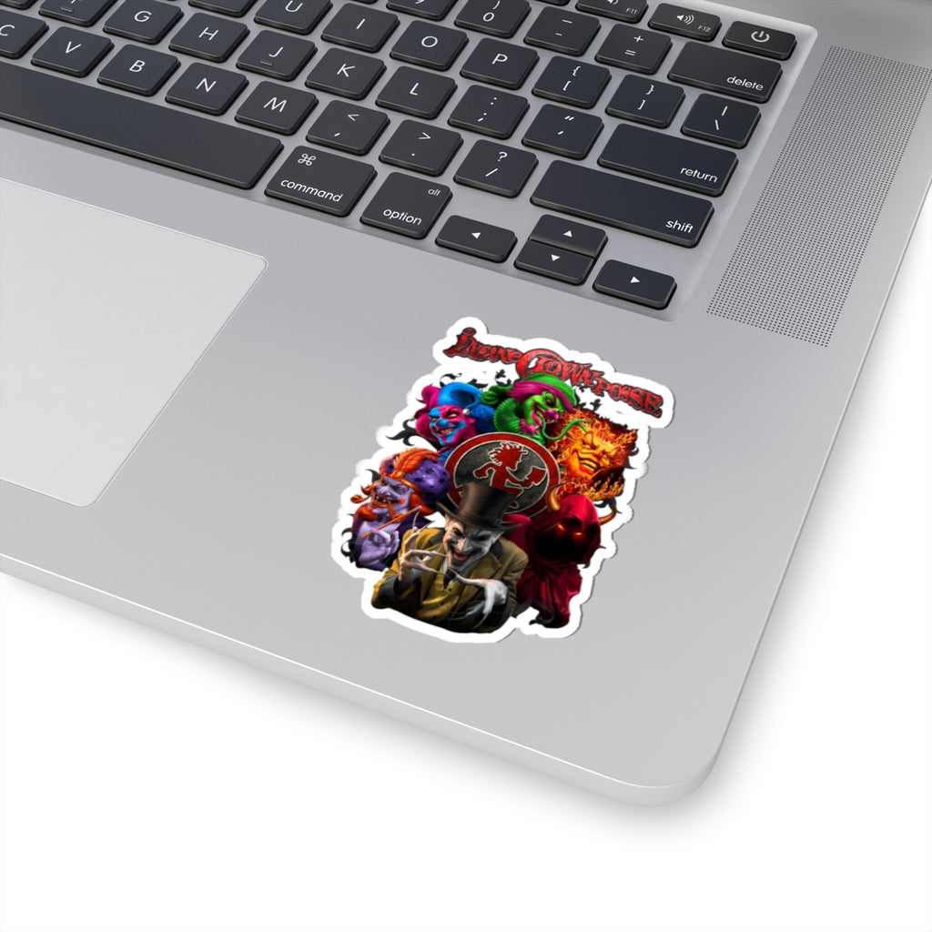 6 Joker card Kiss-Cut Sticker | Juggalo Insane Clown Posse Design