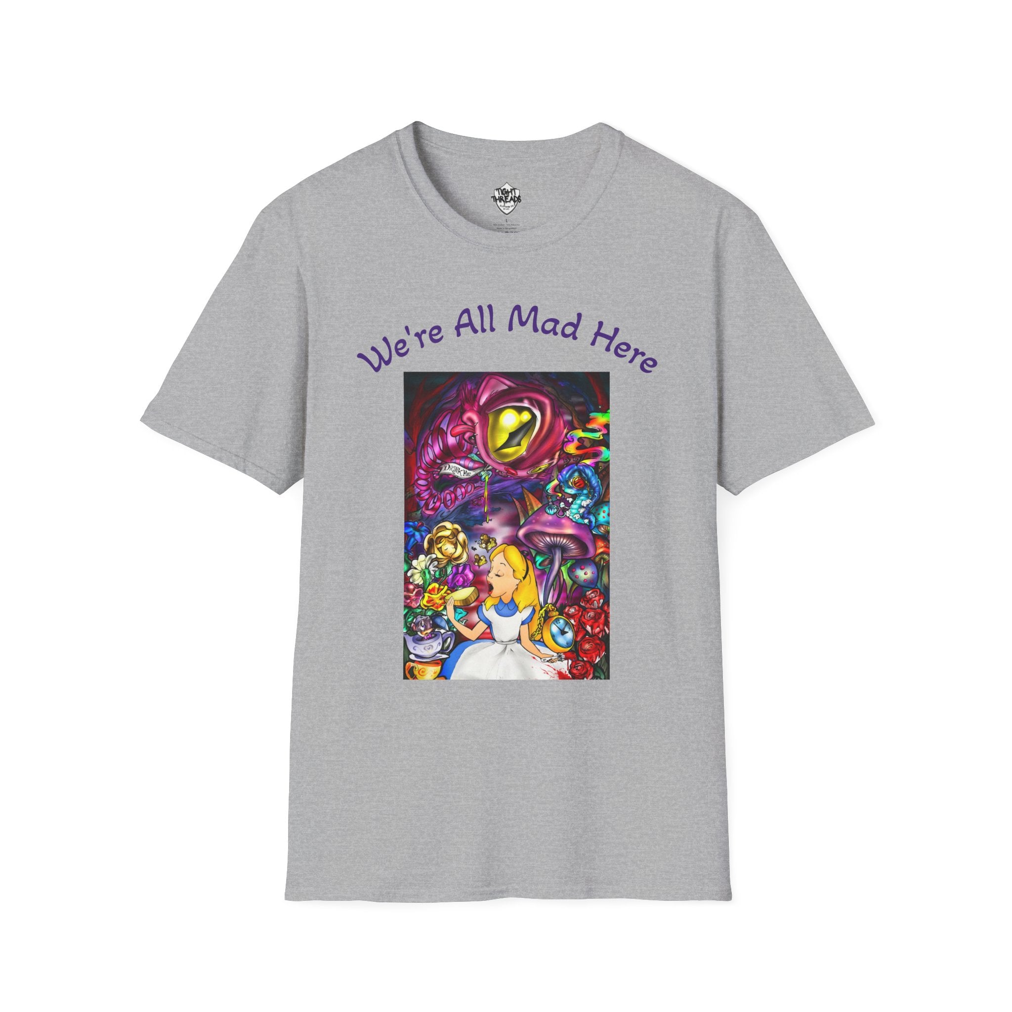 Alice in Wonderland T-Shirt, Funny Tee, Gifts for Book Lovers, Quirky Apparel