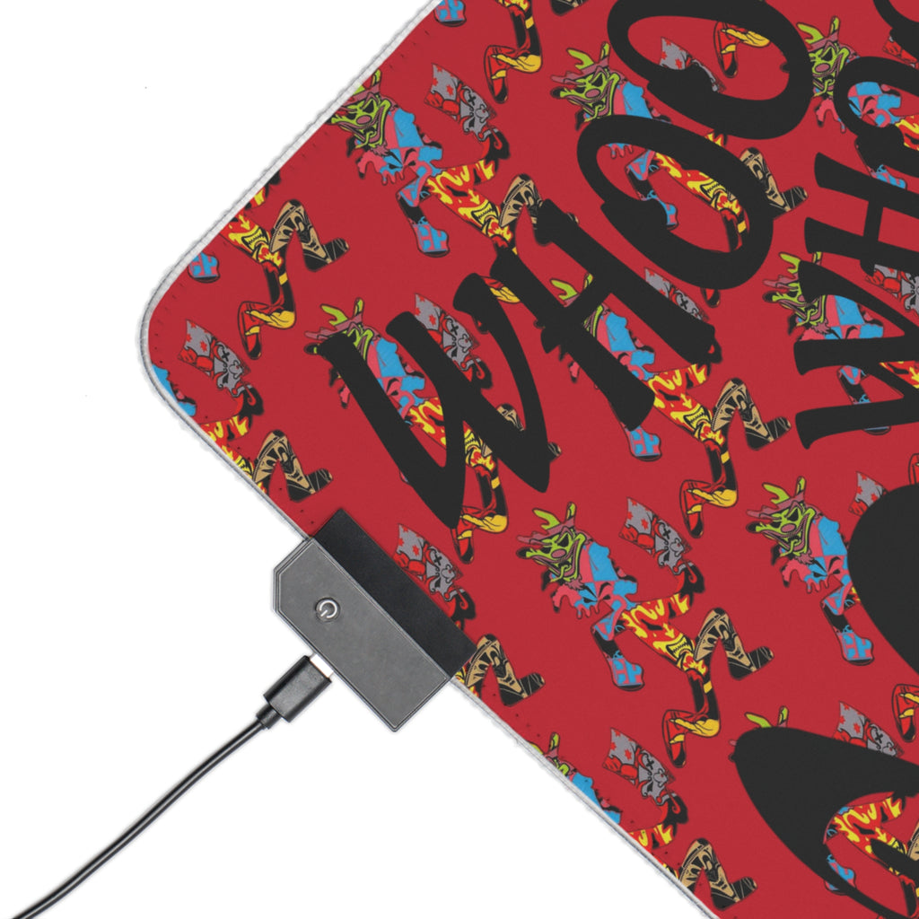 Insane Clown Posse Pattern LED Gaming Mouse Pad | MMFWCL4L Juggalo Whoop Whoop!!!