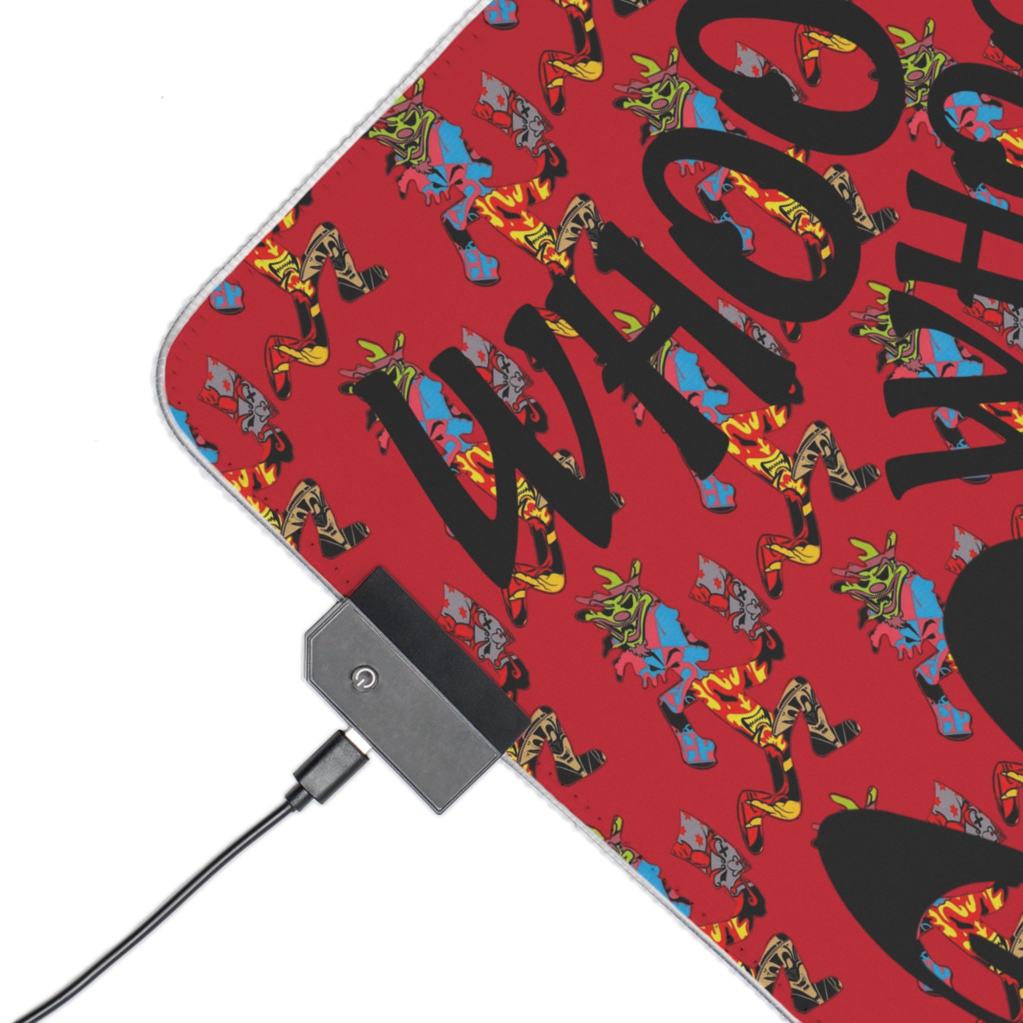 Insane Clown Posse Pattern LED Gaming Mouse Pad | MMFWCL4L Juggalo Whoop Whoop!!!