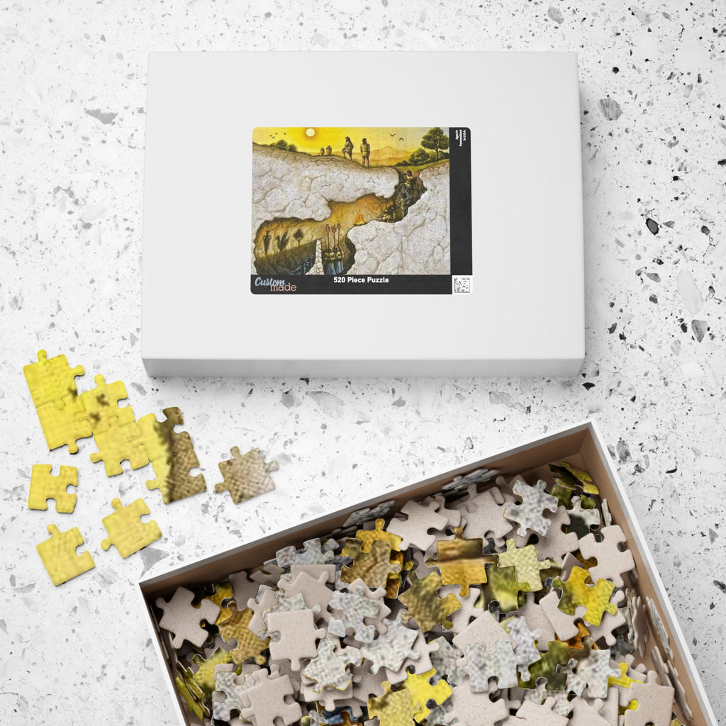 Plato's Cave Allegory Puzzle 252-piece Puzzle | Artistic Landscape Jigsaw