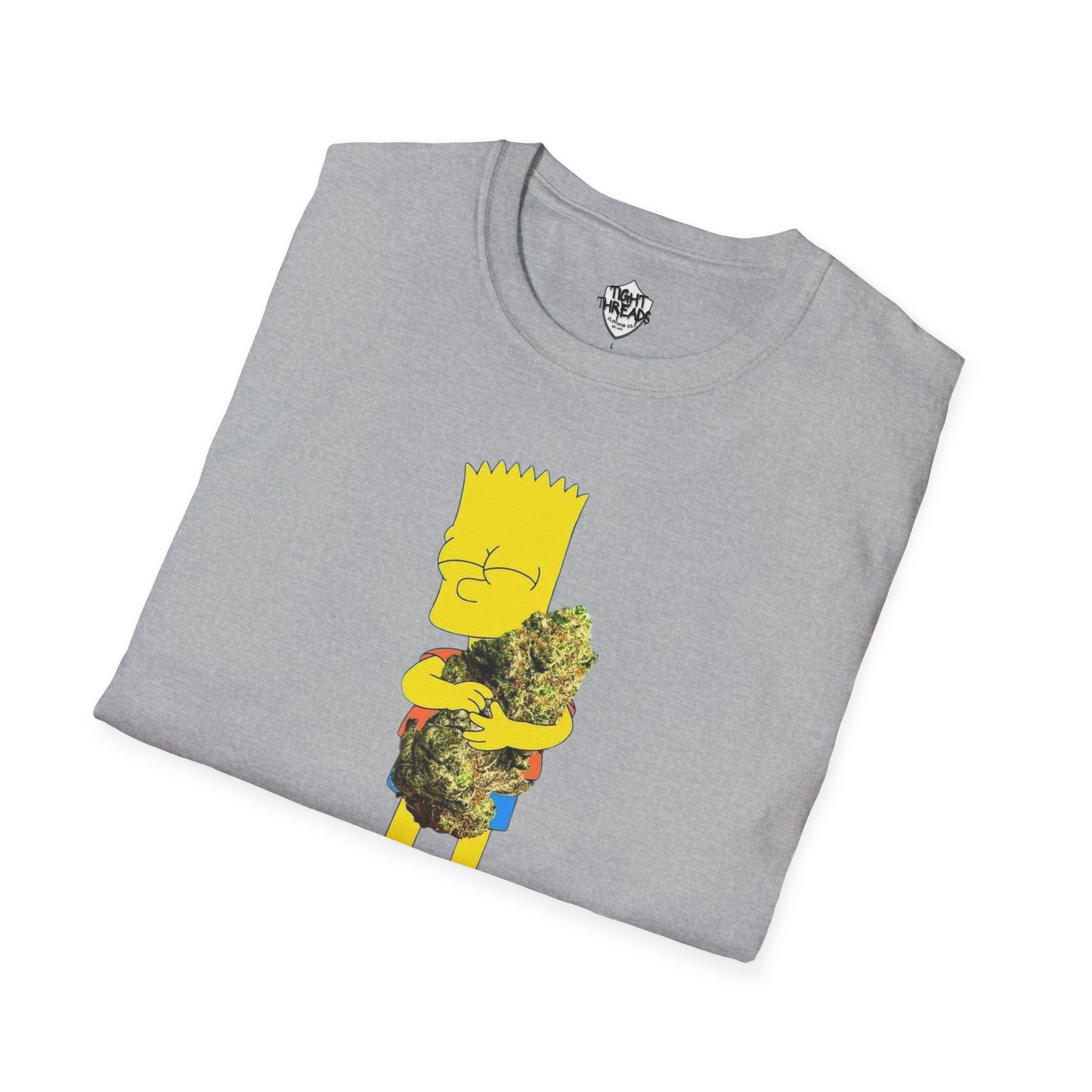 Bart Simpson and his Bud Graphic Tee, Casual Unisex T-Shirt for Everyday Wear, Perfect Gift for Fans, Outdoor Fun, Summer Style