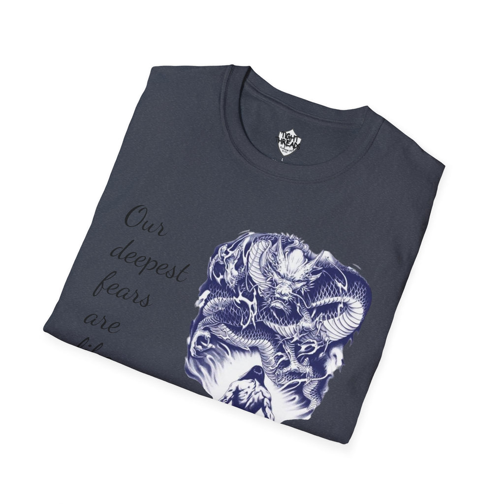 Unisex T-Shirt, Inner Alchemy, Dragon Quote Tee, Graphic Tee, Spiritual Shirt, Inspirational Clothing