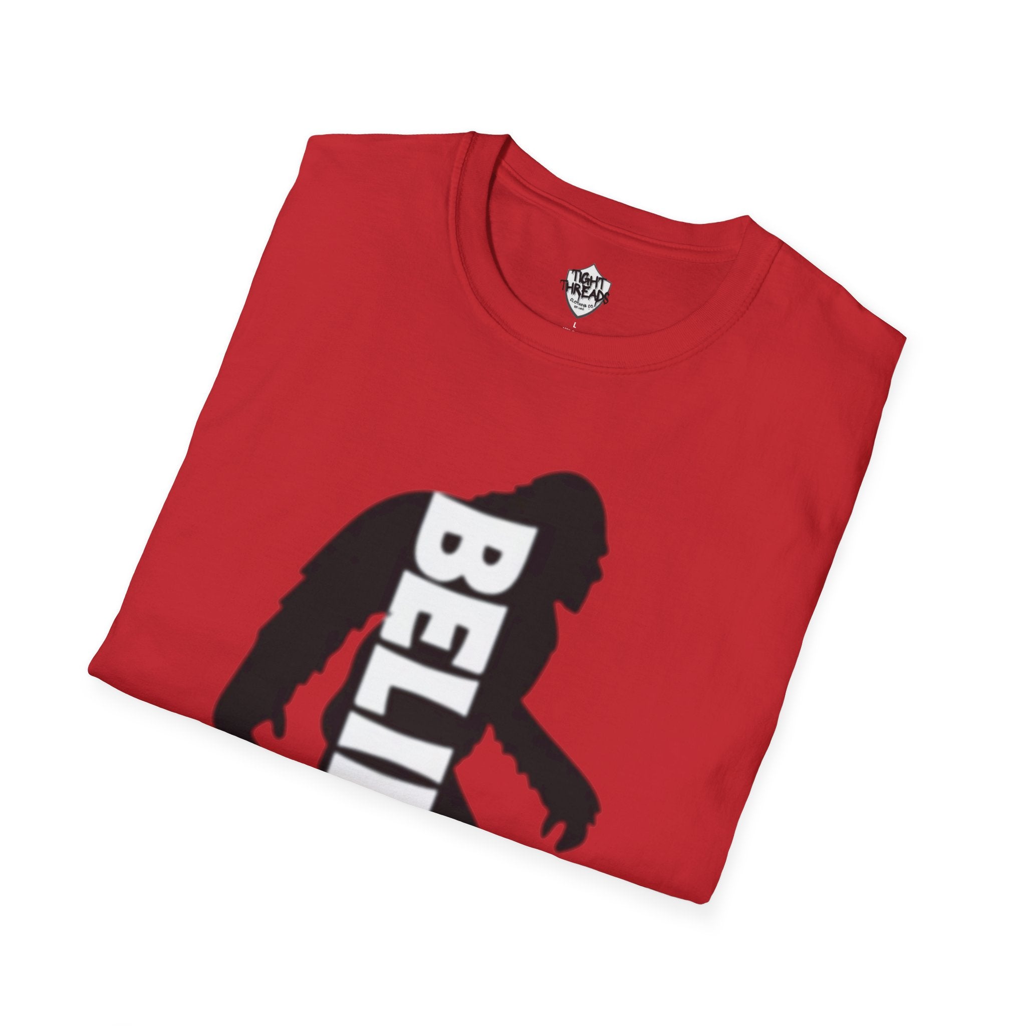 Bigfoot Believe T-Shirt | Sasquatch Silhouette Typography