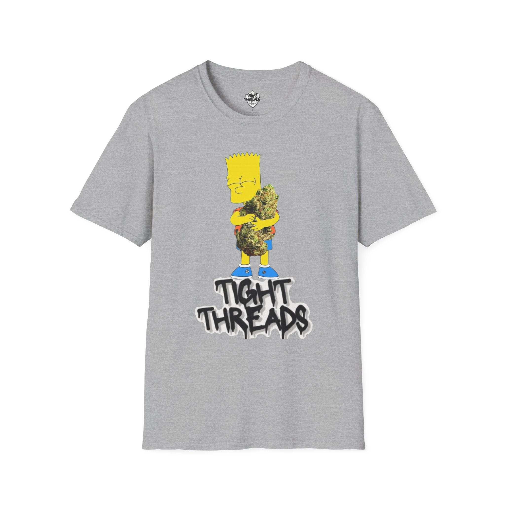 Bart Simpson and his Bud Graphic Tee, Casual Unisex T-Shirt for Everyday Wear, Perfect Gift for Fans, Outdoor Fun, Summer Style
