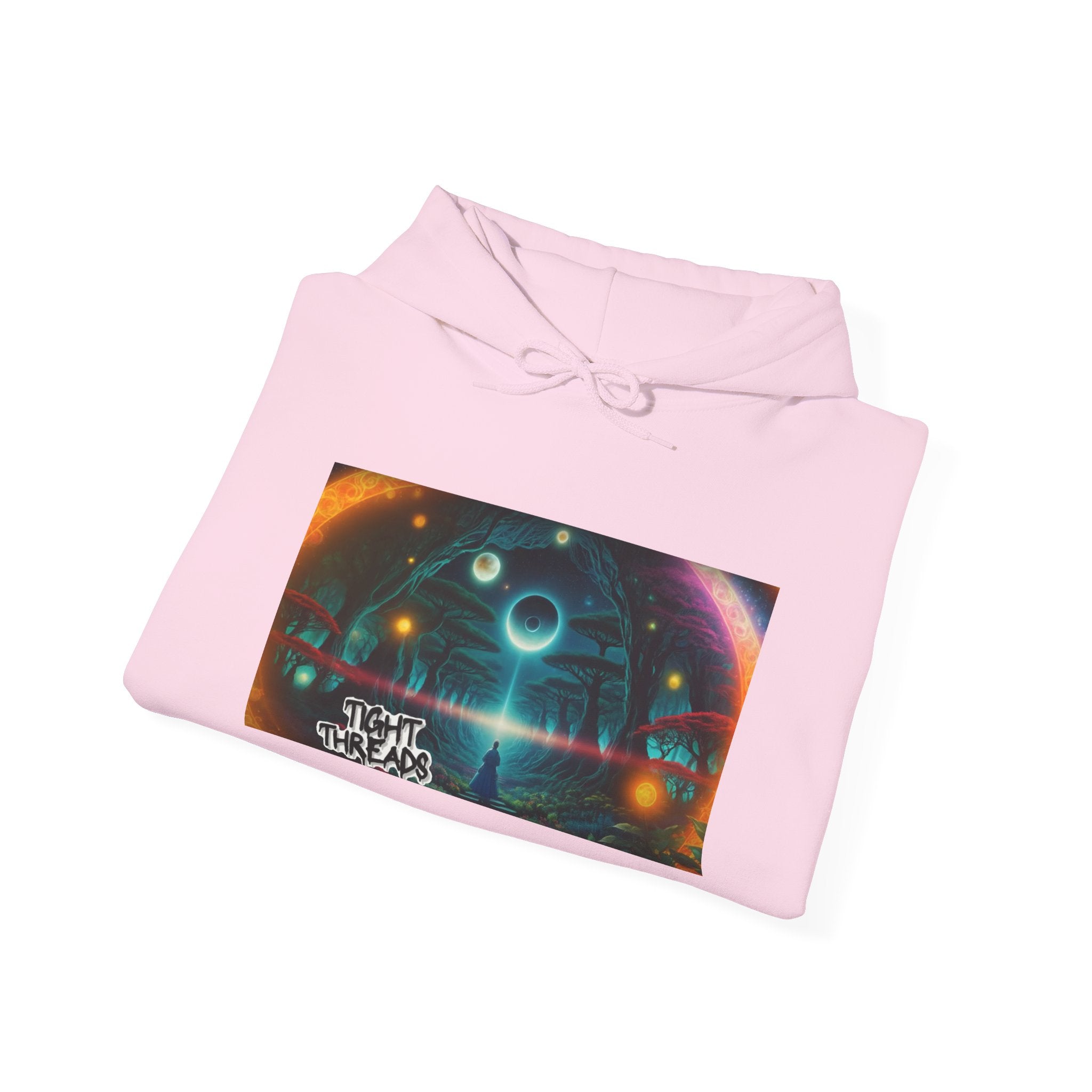 Galactic Dream Unisex Hooded Sweatshirt, Cosmic Art Hoodie, Stylish Casual Wear, Perfect for Sci-Fi Fans, Gift for Stargazers