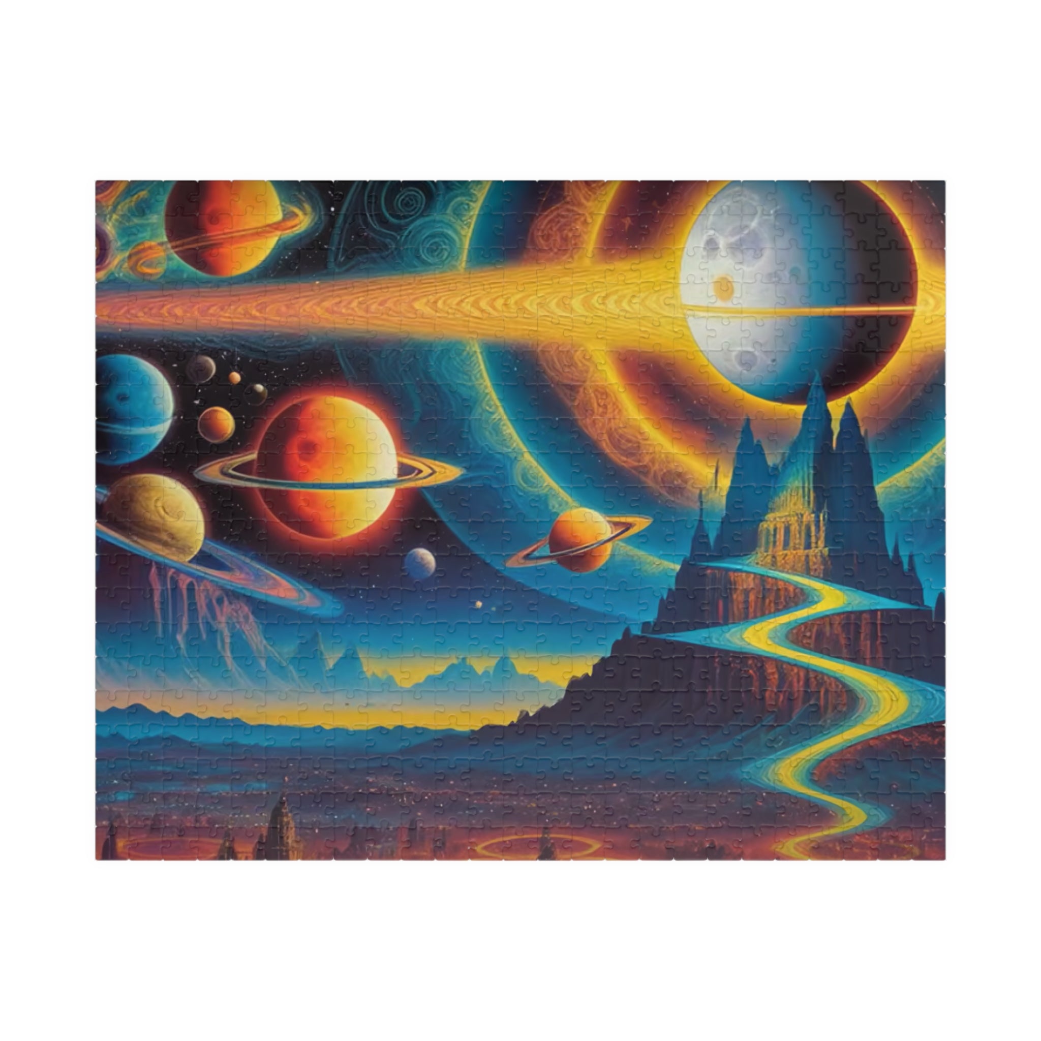 Cosmic Planetary Landscape Puzzle | Jigsaw Puzzle