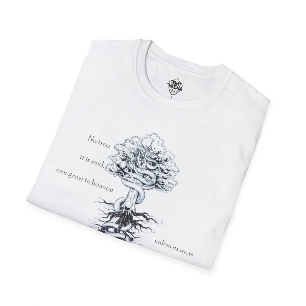 Carl Jung Quote Tees for Philosophers, Comfort Wear, Gift for Friends, Eco-Friendly Fashion, Tree Design Shirt