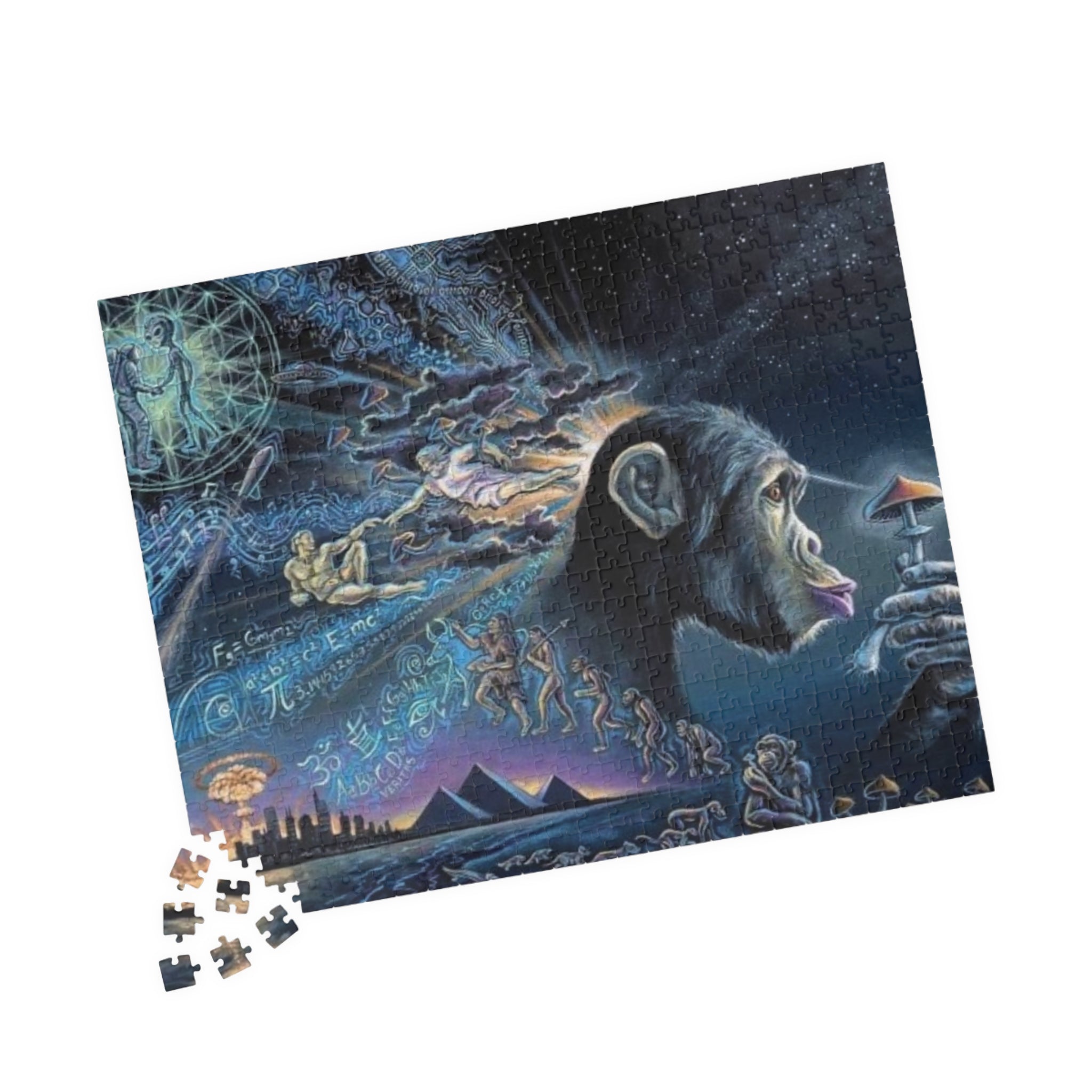 Surreal Chimp with Cocktail Puzzle | 520-1014 Piece Jigsaw