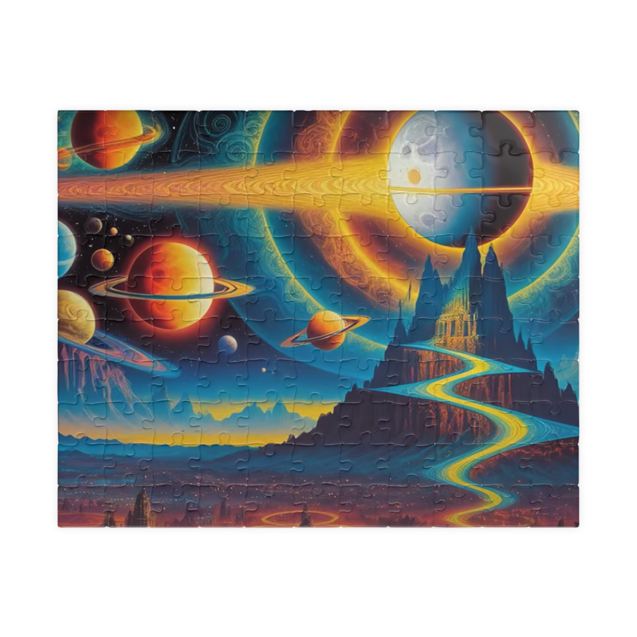 Cosmic Planetary Landscape Puzzle | Jigsaw Puzzle